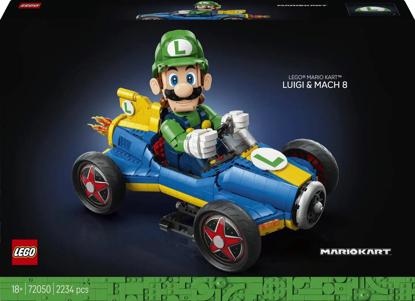 LEGO® Super Mario 72050 Mario Kart™ – Luigi ja Mach 8 - 3
