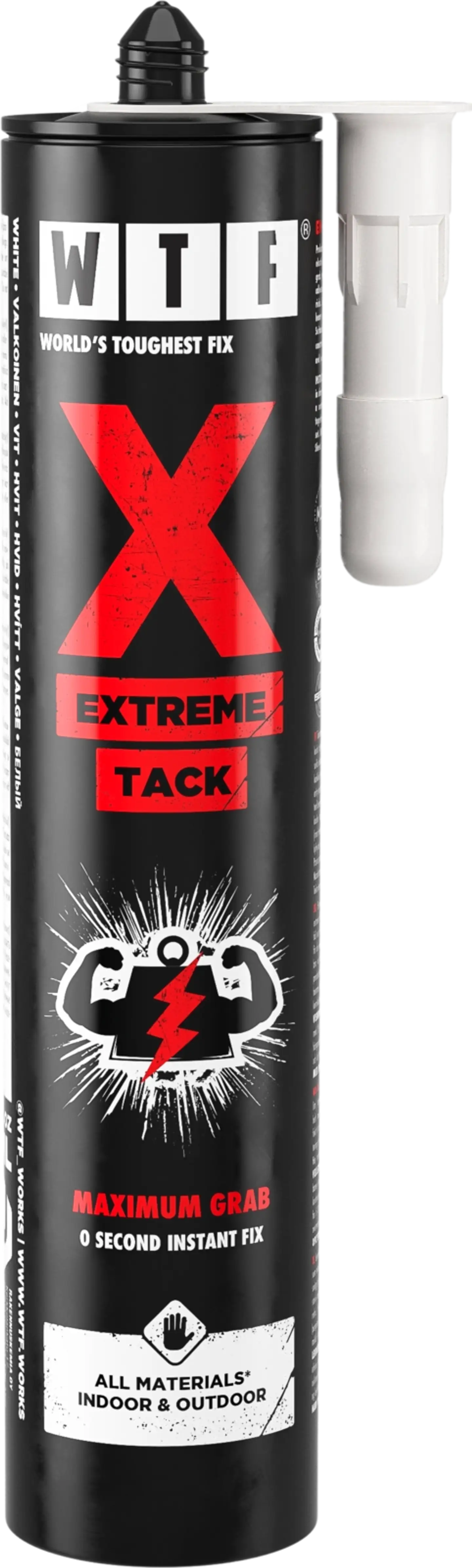 WTF Asennusliima X Extreme Tack 290ml valkoinen