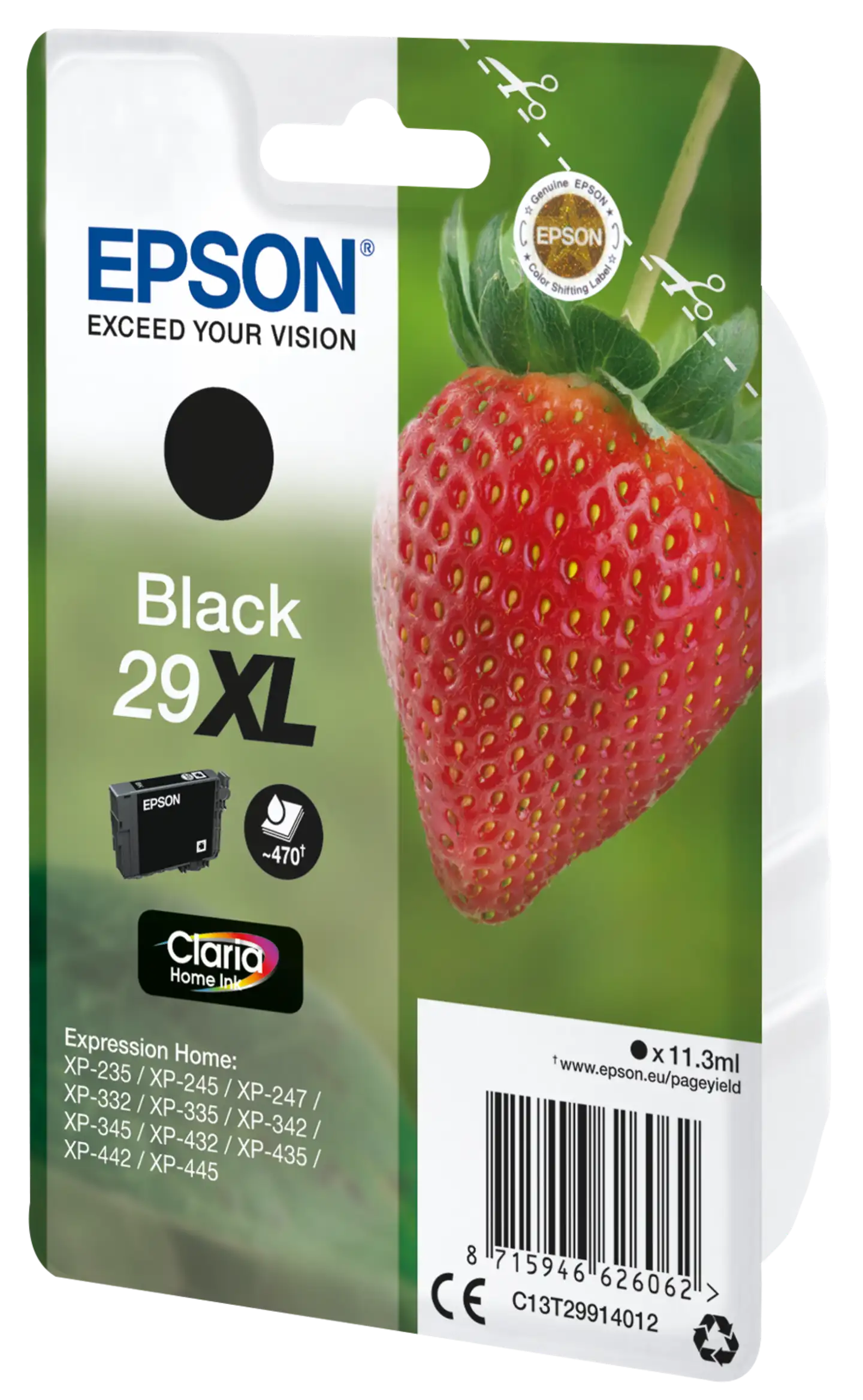 Epson 29XL mustepatruuna musta