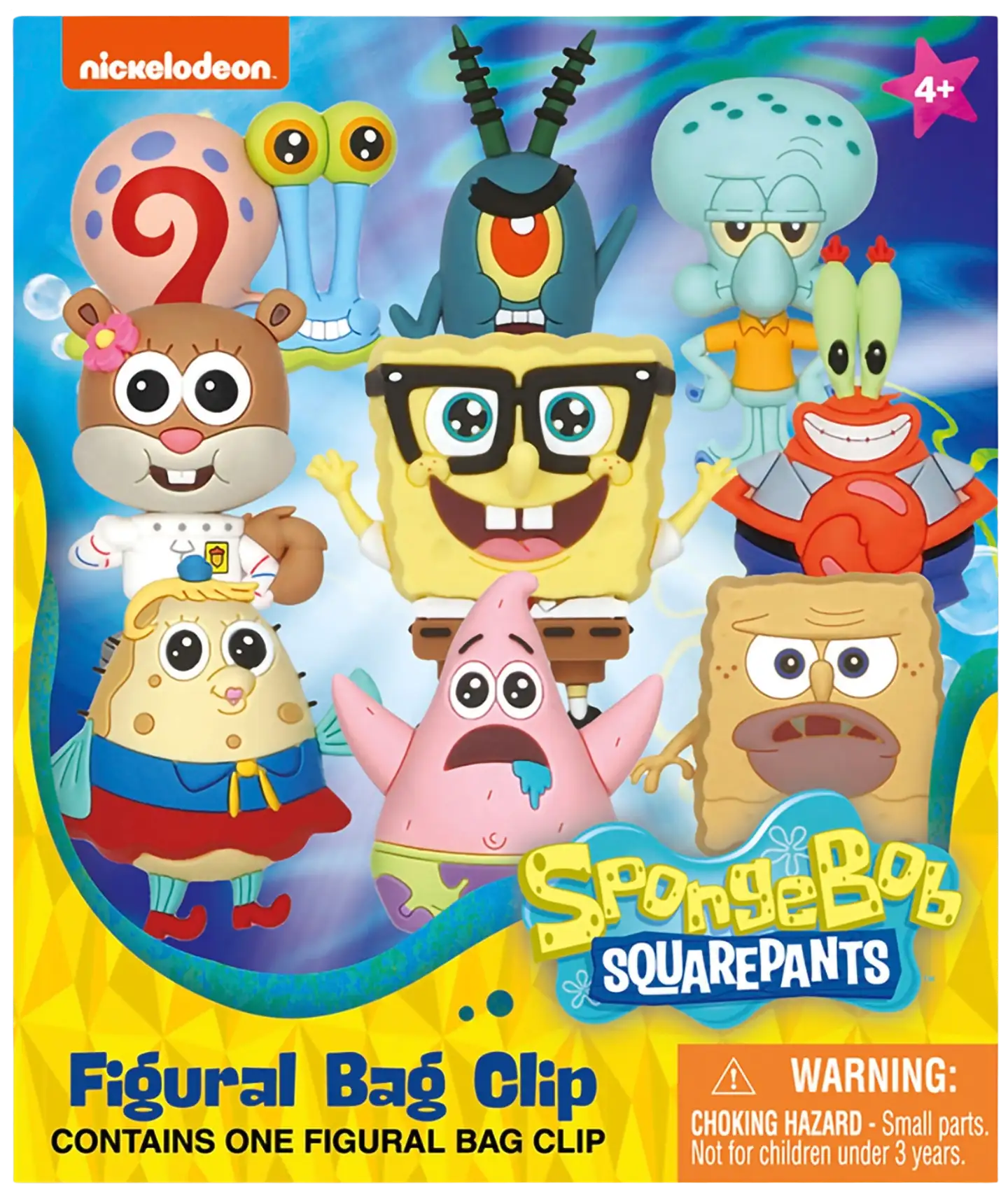 Monogram keräilyhahmo SpongeBob Bag Clip Classic Series 3 - 1