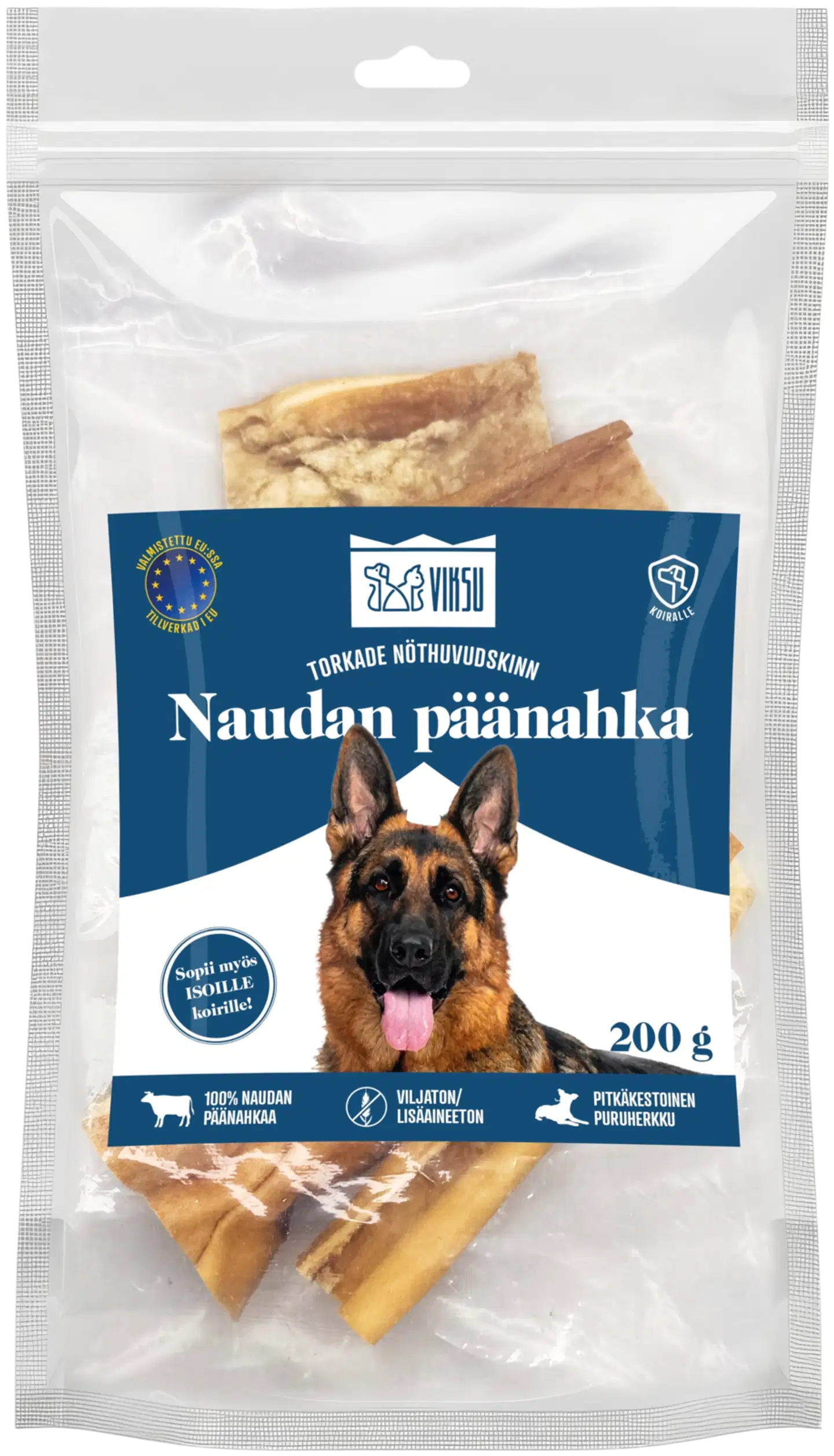 Viksu koiralle naudan päänahka 200 g