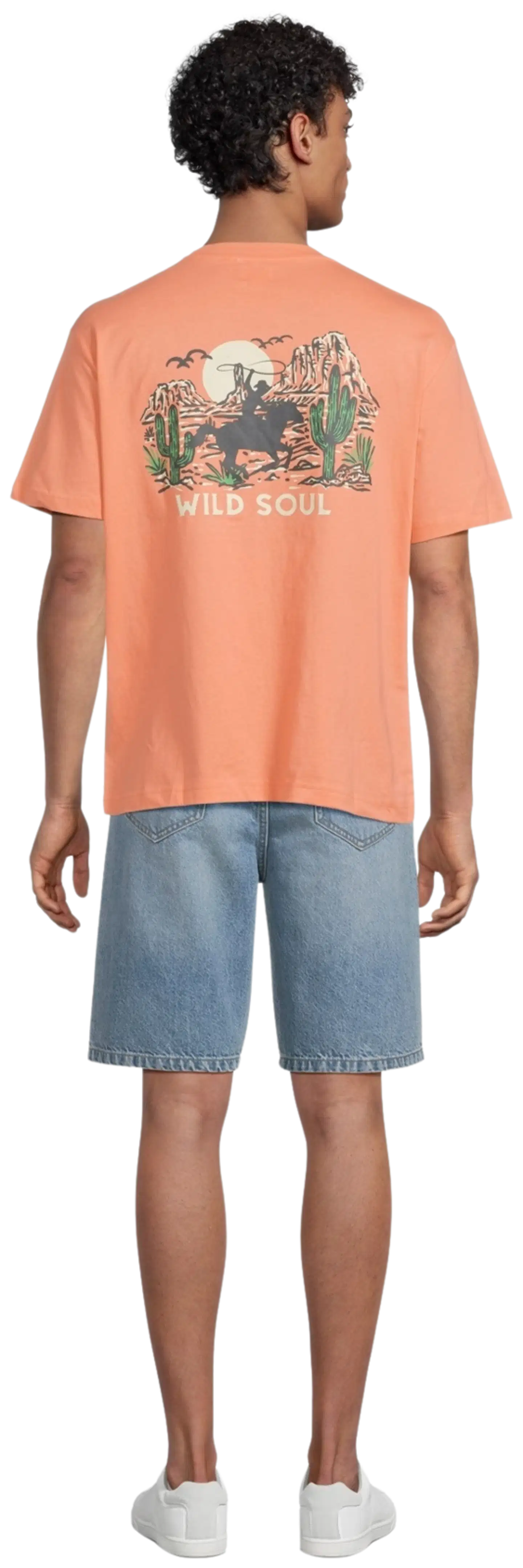 WKLY. miesten t-paita Desert Cowboy 195W152602 - Dusty orange - 3