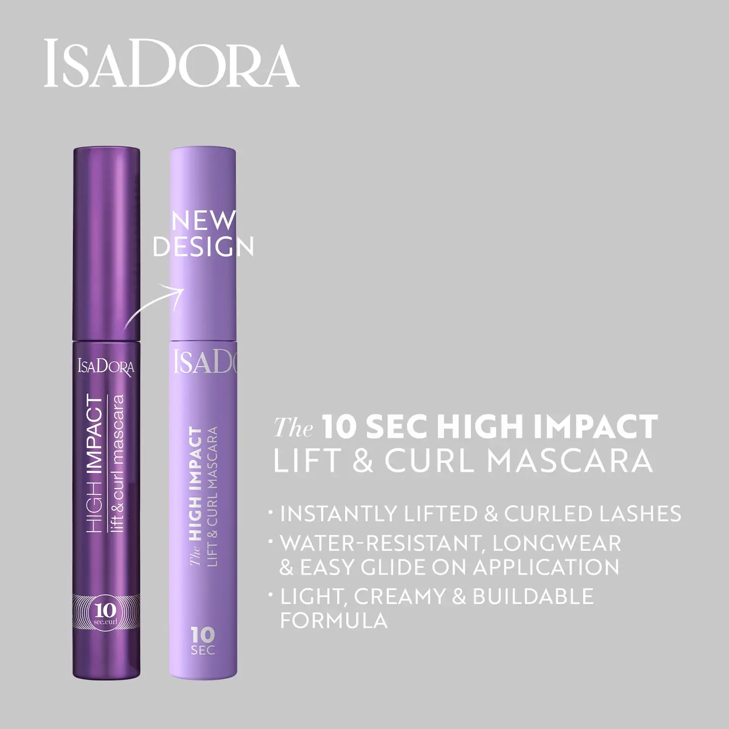 IsaDora High Impact Lift & Curl Mascara 9 ml - BLACK - 4