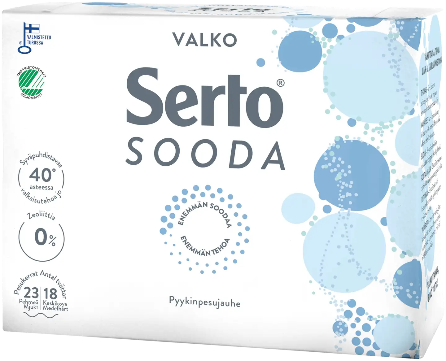 Serto Sooda Valko pyykinpesujauhe 890 g