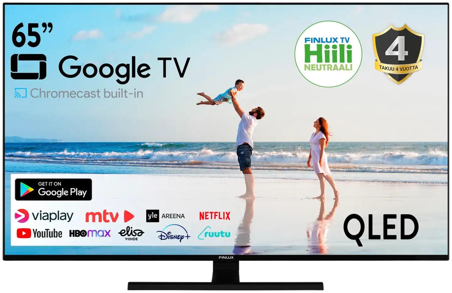 Finlux 65G10.1ECMI 65" 4K UHD QLED Google TV - 3