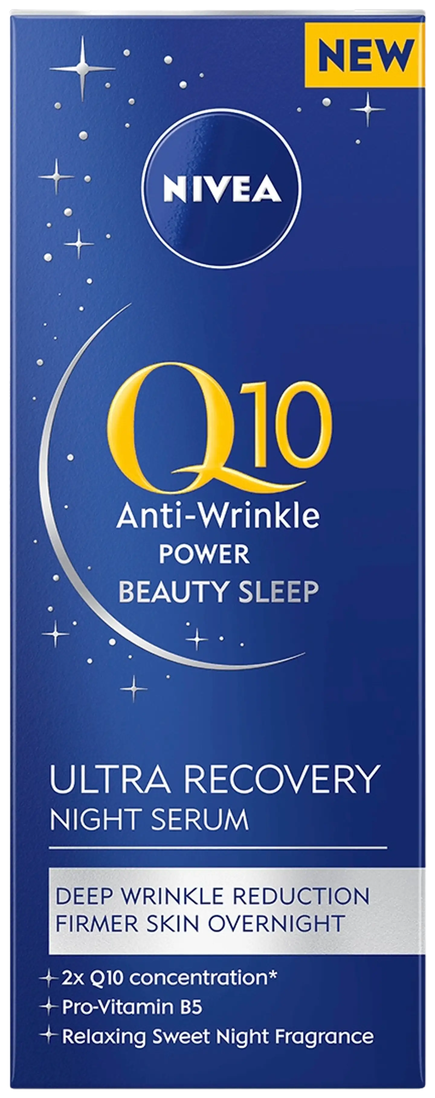 NIVEA 30ml Q10 Anti-Wrinkle Power Ultra Recovery Night Serum -yöseerumi