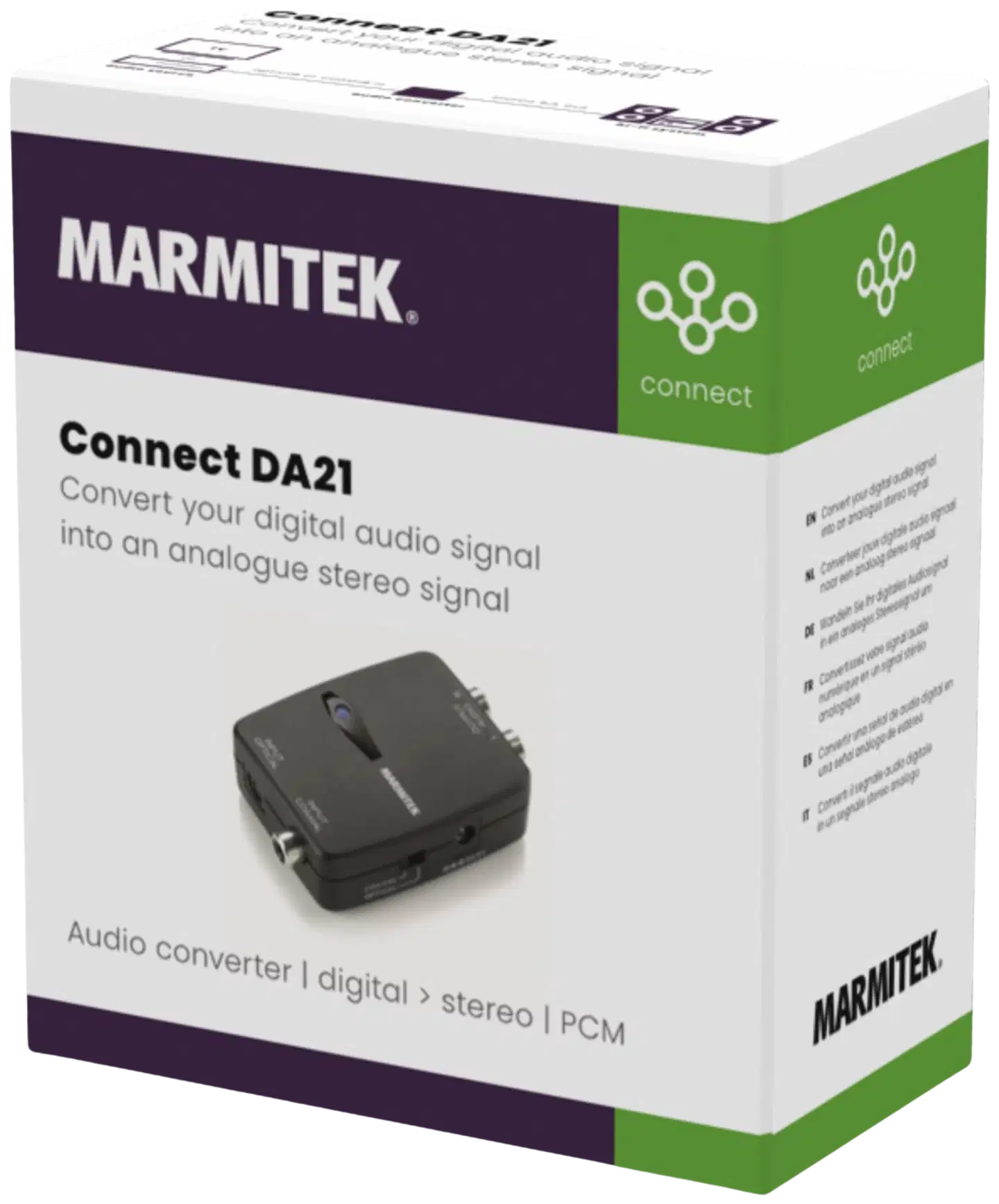 Marmitek Digitaali-Analogimuunnin Connect DA21 digitaalisille äänisignaaleille - 8