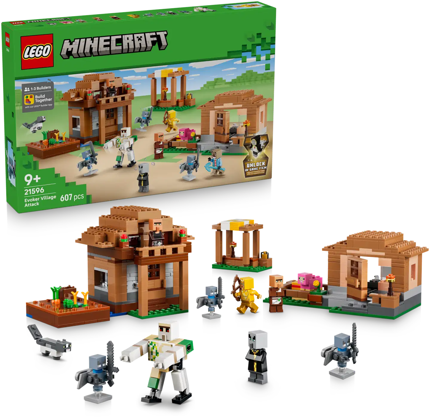 LEGO® Minecraft 21596 Hyökkäys kutsuilijakylään - 1