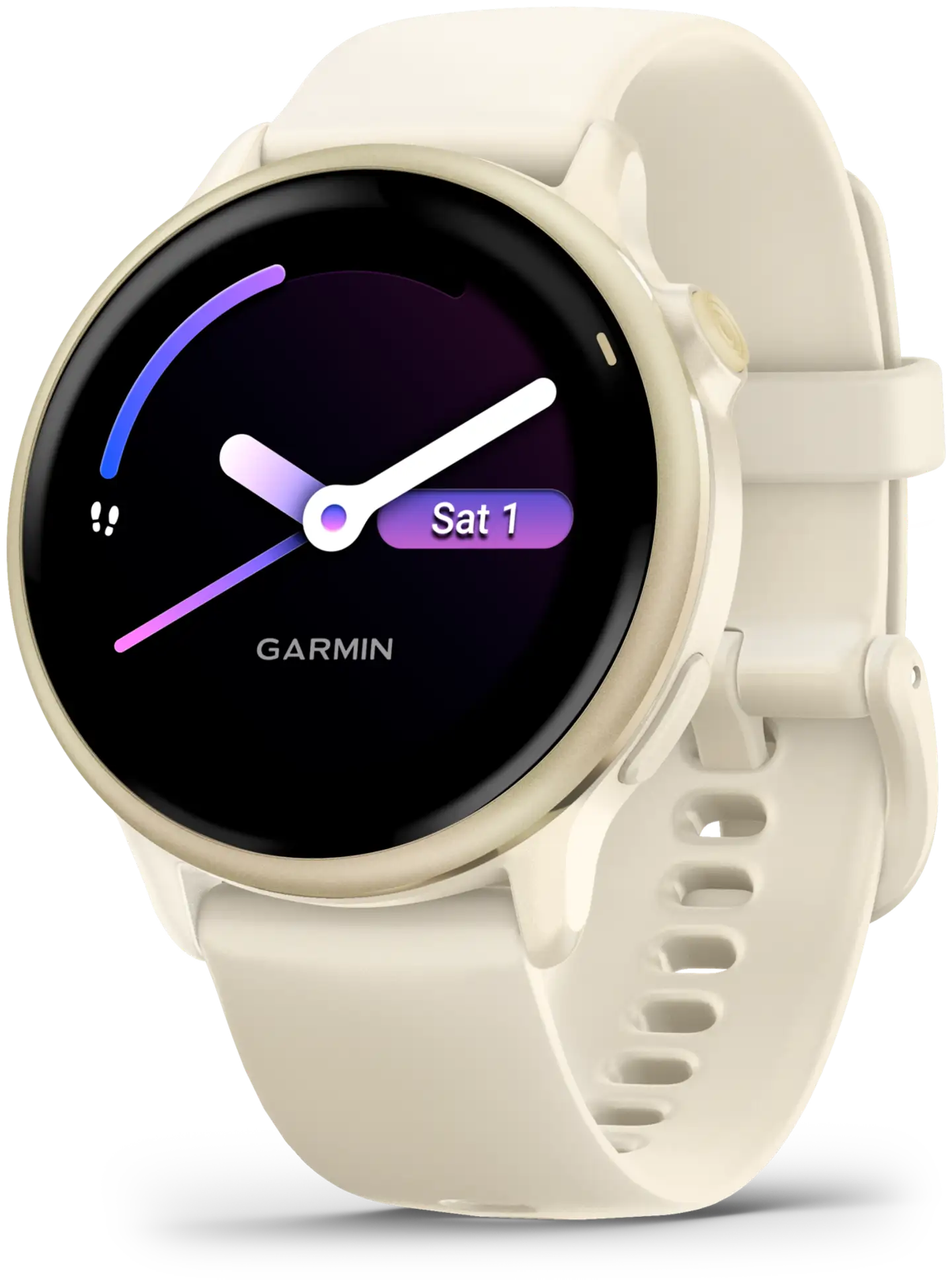 Garmin älykello Vivoactive 6 vaalea kulta ja luunvärinen hihna - 1