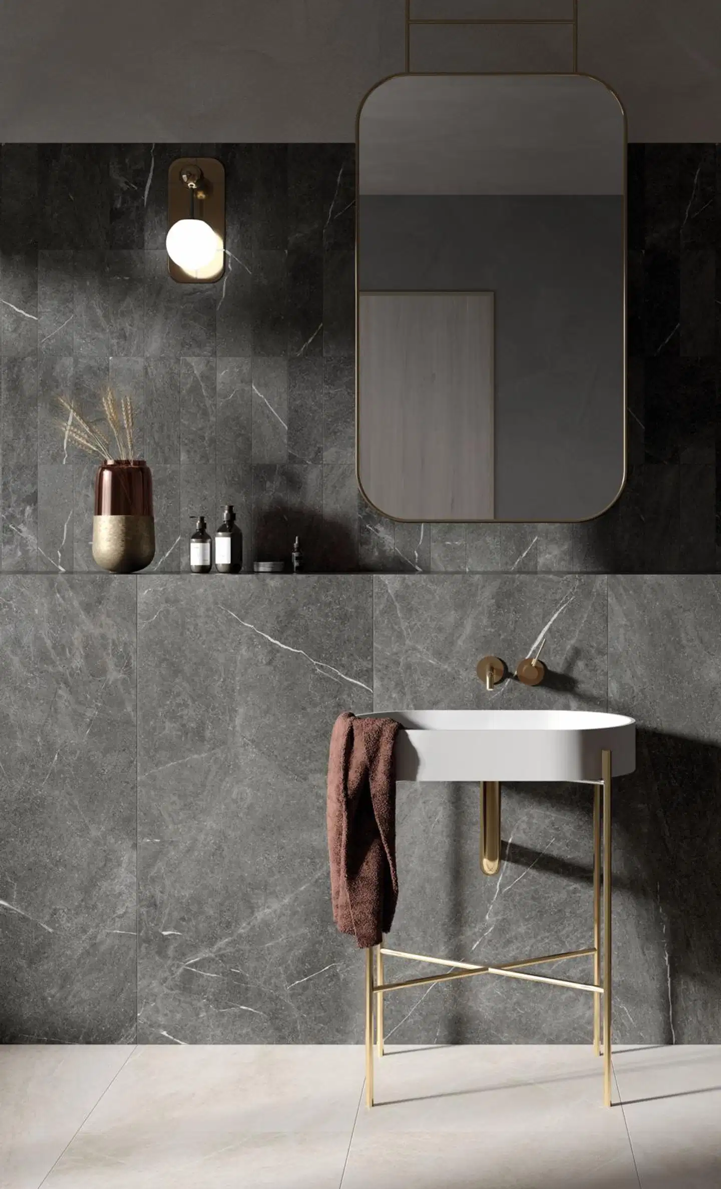 Lattia- ja seinälaatta Star Black Matt Rect 60x60 cm R10 - 3