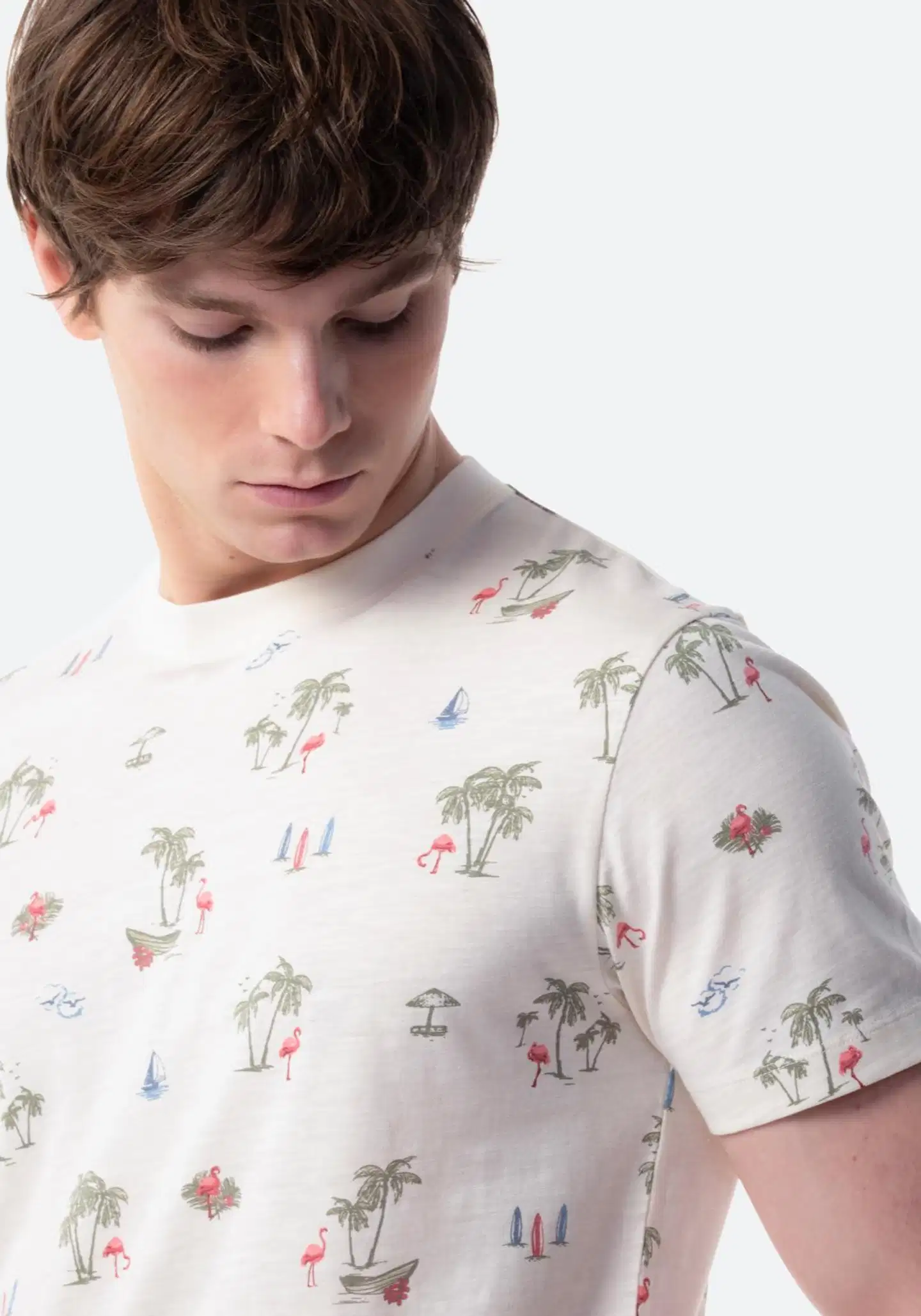TEX miesten t-paita I275390 - BEIGE - 6