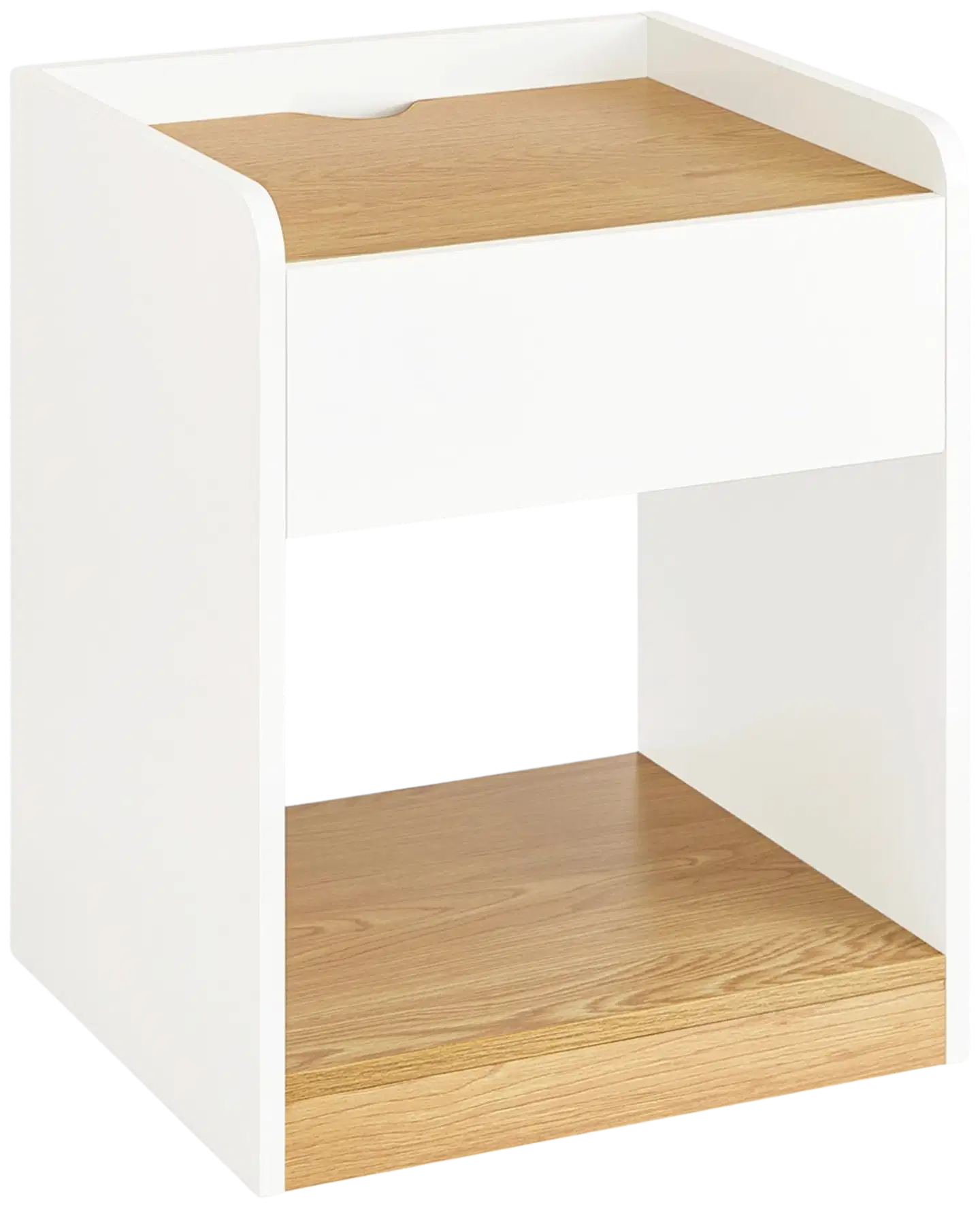 SoBuy yöpöytä valkoinen FBT128-WN - 3
