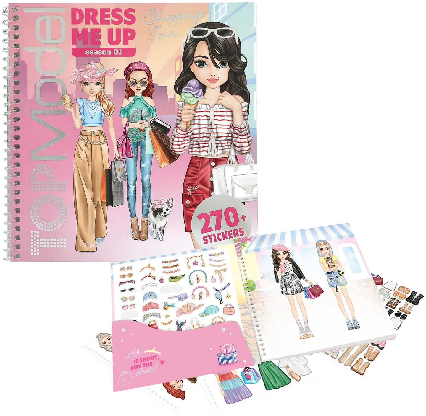TOPModel Dress Me Up tarrakirja, Shopping Tour - 2