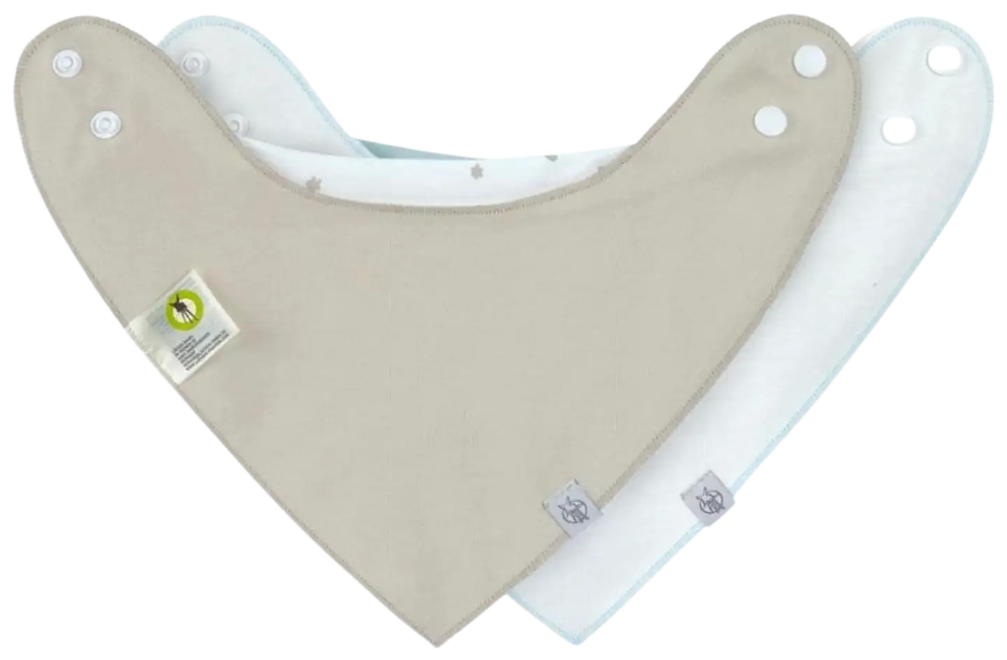 Lässig kuolalappu 2-pack Floral - 2