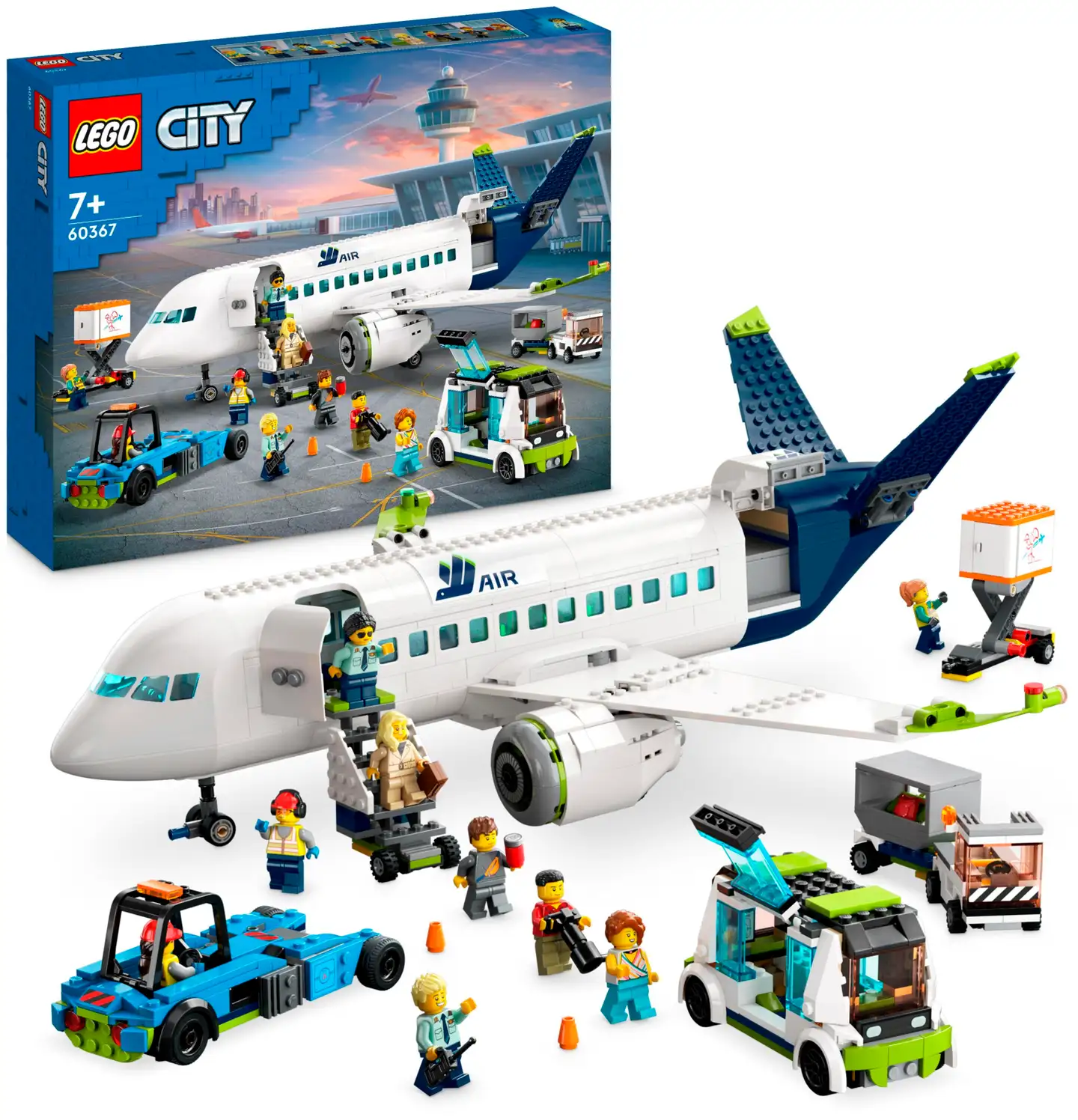 LEGO City Exploration 60367 Matkustajalentokone - 2