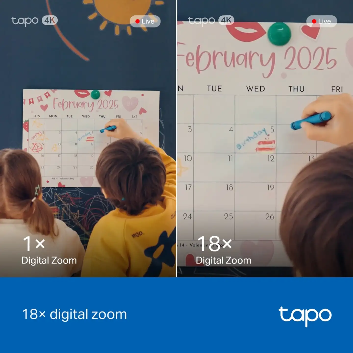 TP-Link Tapo C260 PAN/TILT AI -valvontakamera sisäkäyttöön - 12