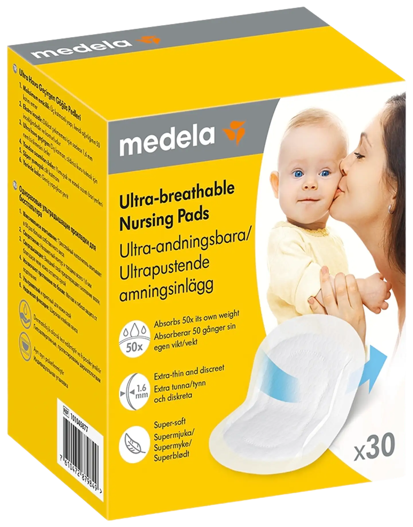 Medela hengittävät liivinsuojat, 30kpl - 2