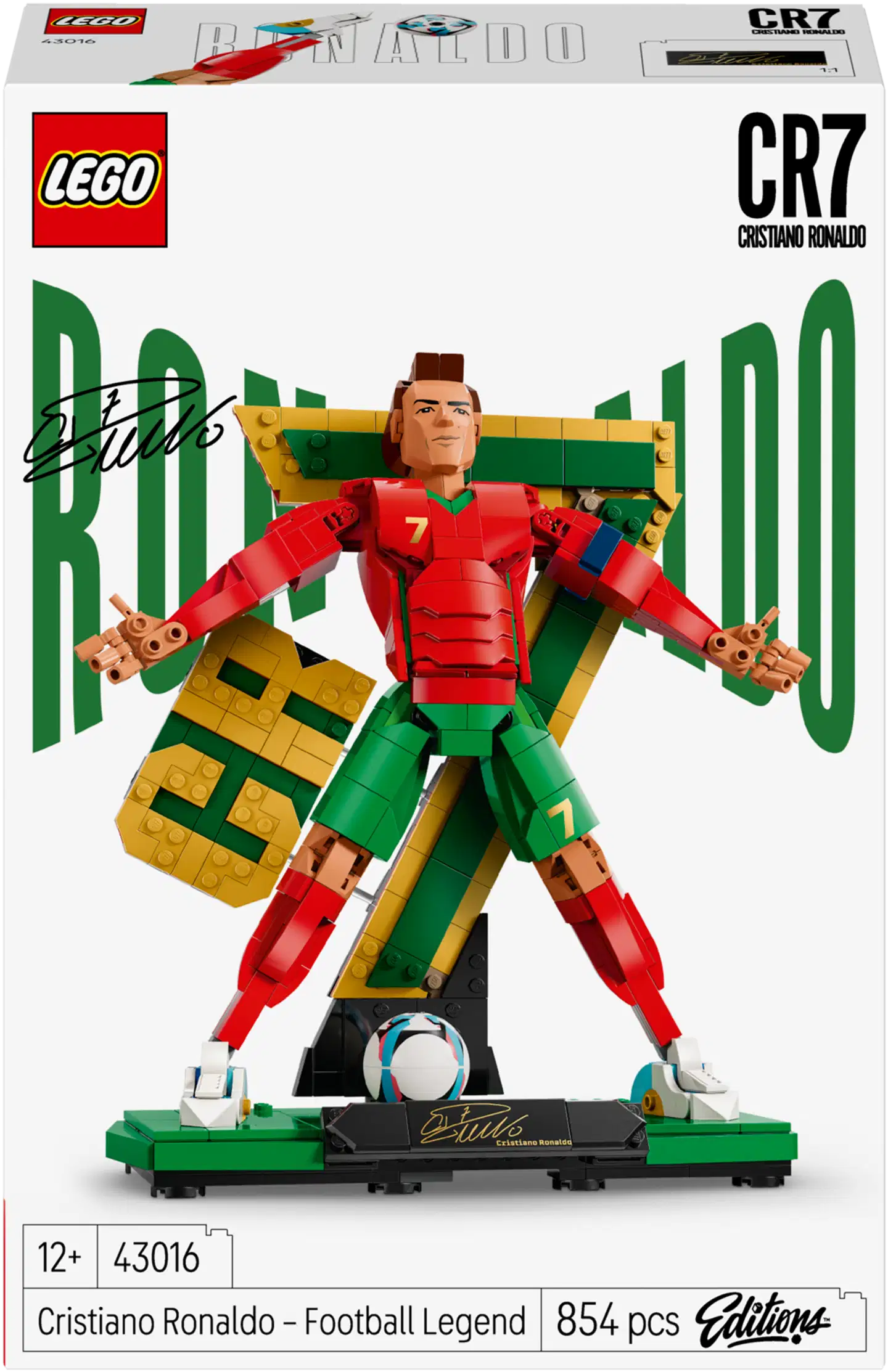 LEGO® Editions Football 43016 Cristiano Ronaldo – jalkapallolegenda - 4