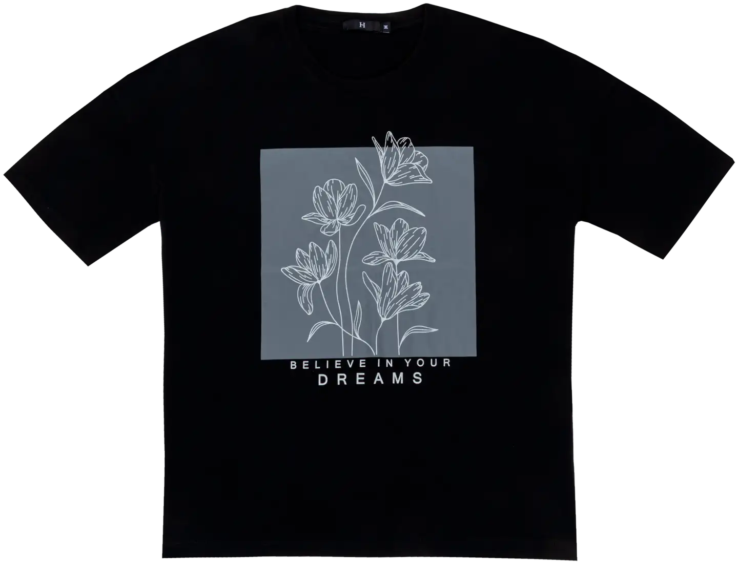 House naisten t-paita 213H252401 - Jet Black - 1