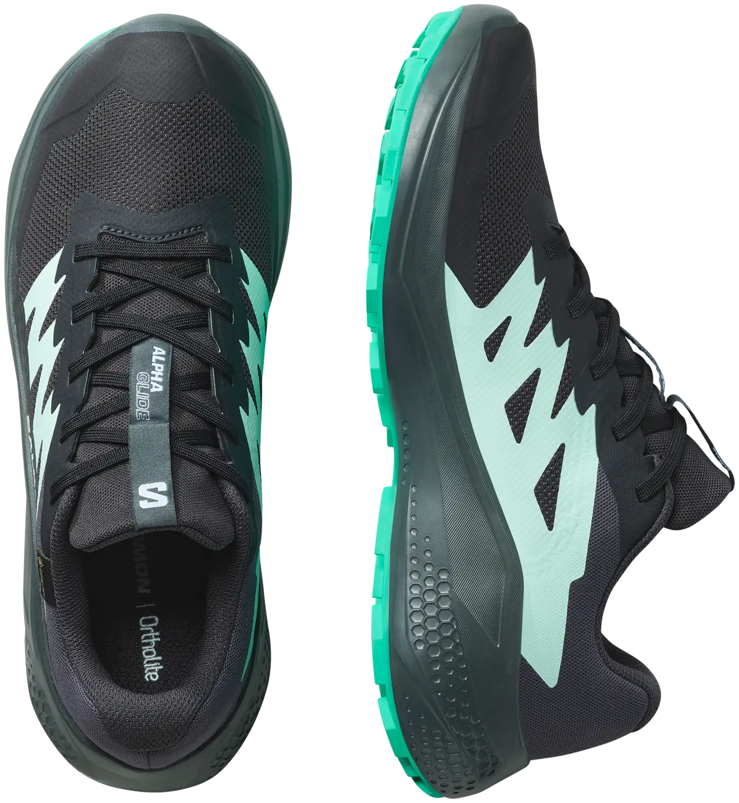 Salomon naisten maastojuoksukengät Alphaglide GTX - phantom/urban chic/waterfall - 7