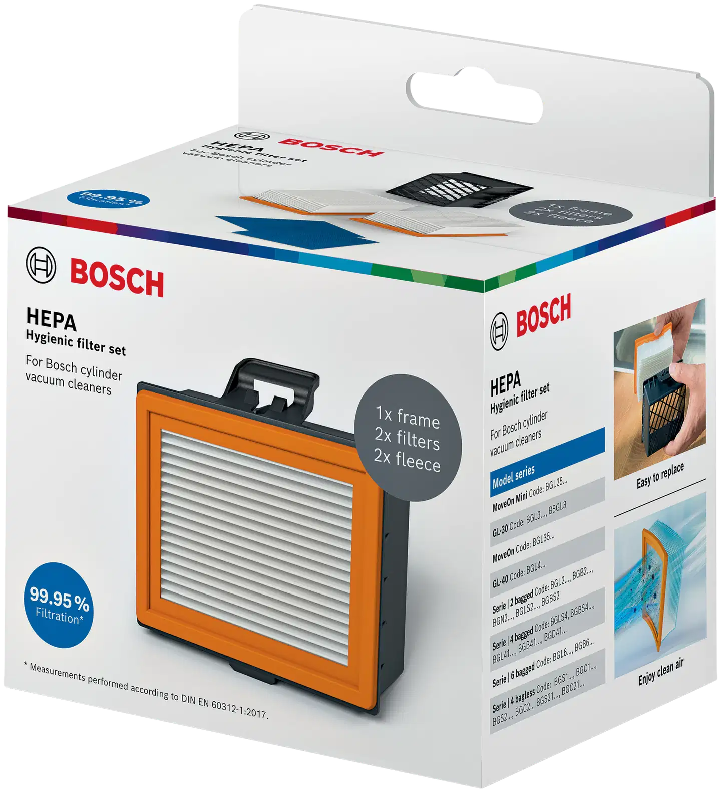 Bosch HEPA hygieniasuodatin BBZ160HF - 1