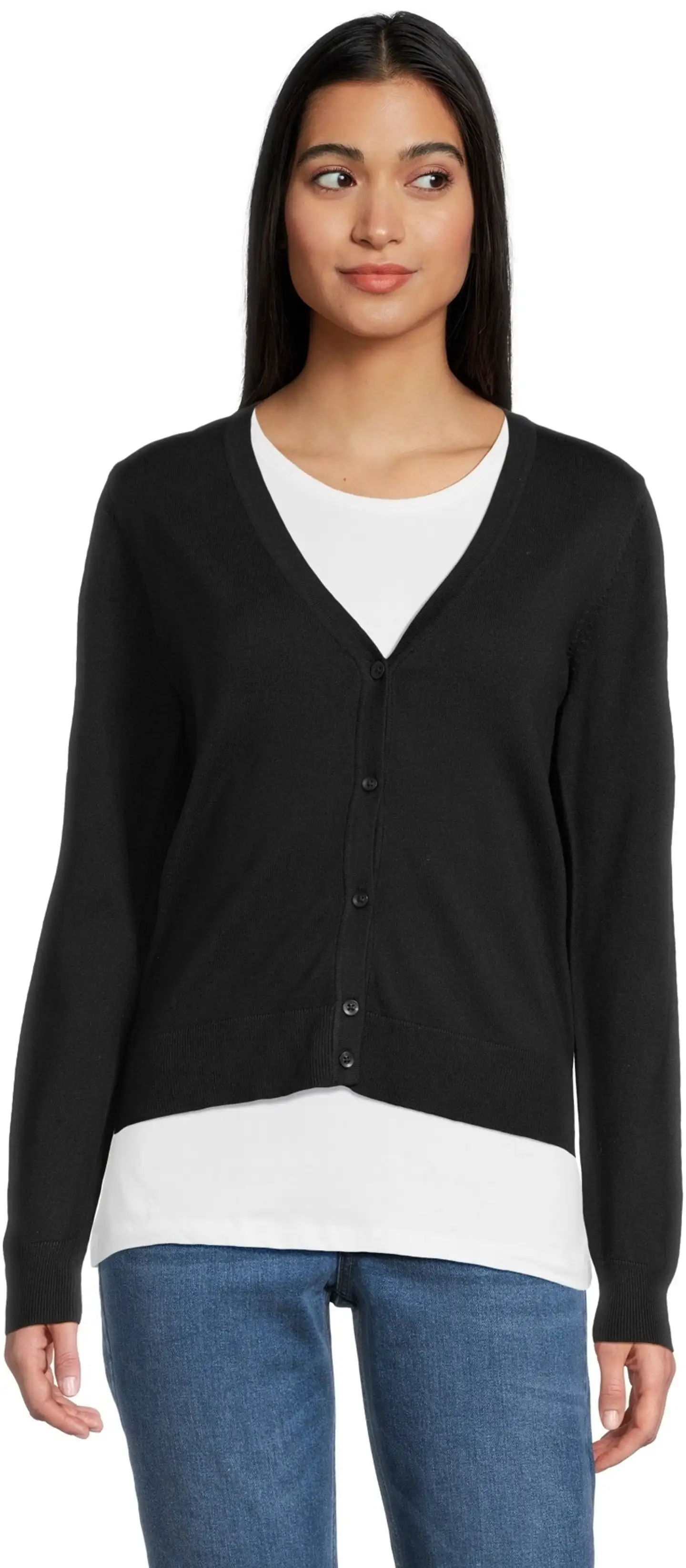 House naisten neuletakki P191483 - Jet Black - 1