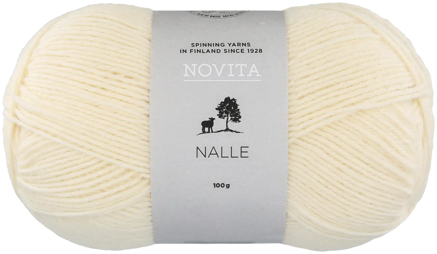 Novita Nalle 100g 010 luonnonvalkoinen - 1