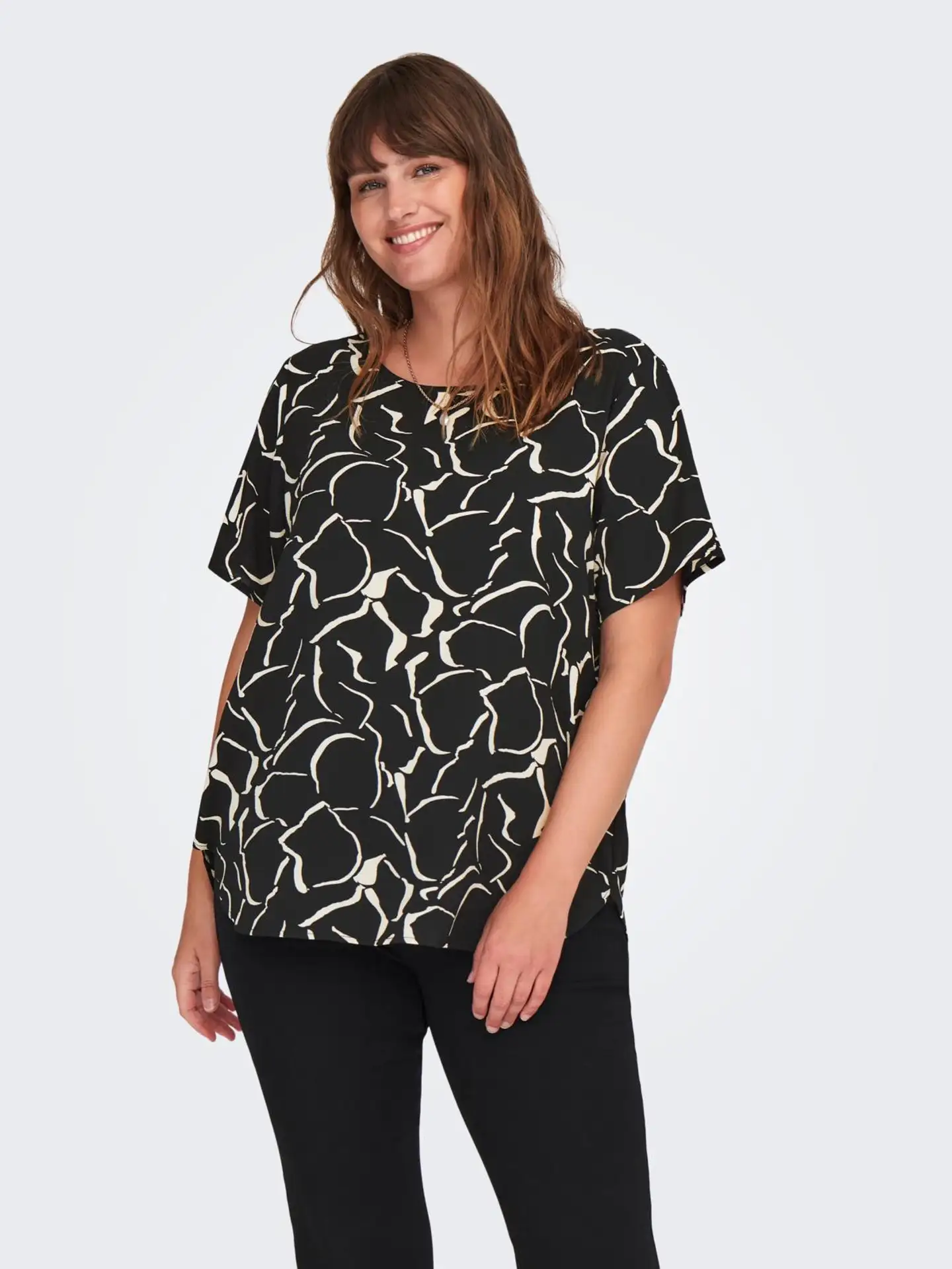 ONLY CARMAKOMA naisten paita Carvica - BLACK - 3