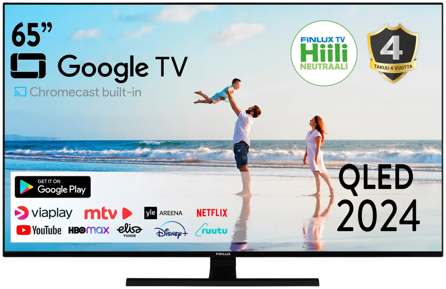 Finlux 65G10.1ECMI 65" 4K UHD QLED Google TV - 1