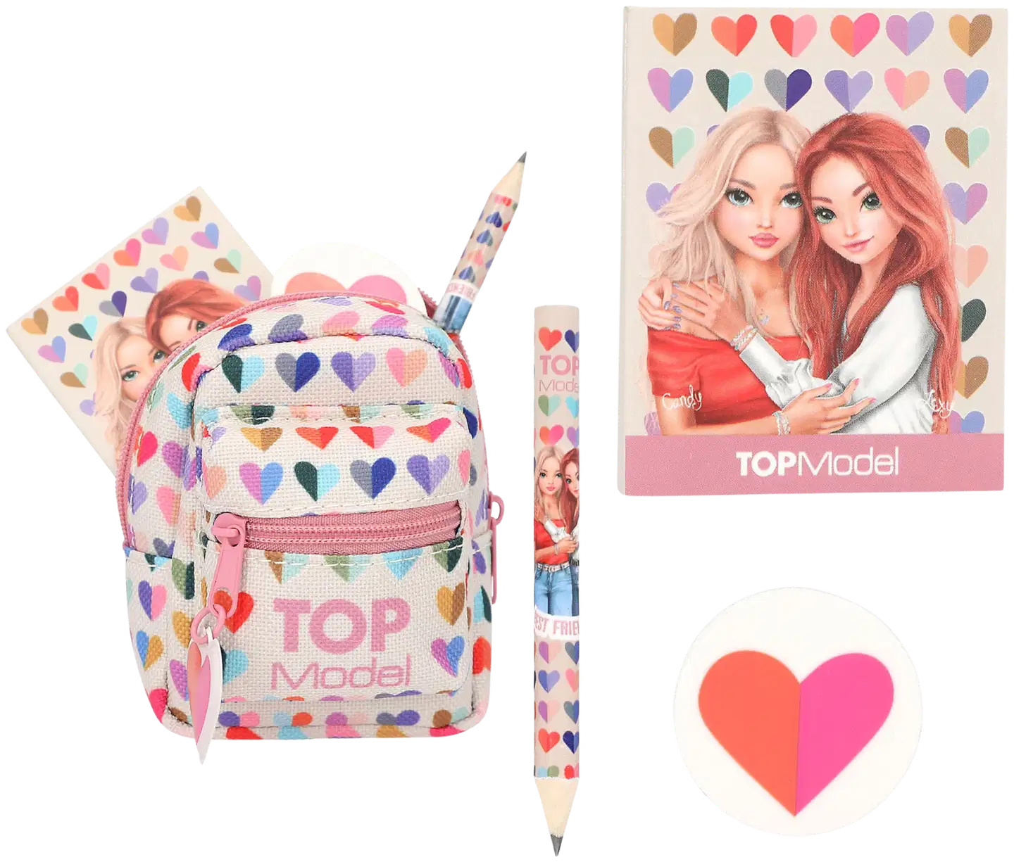 TOPModel minireppu kirjoitustarvikkeilla - 5