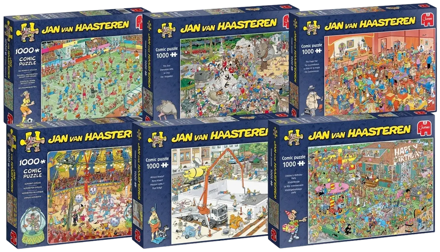 Palapeli Jan van Haasteren 1000 palaa lajitelma - 1