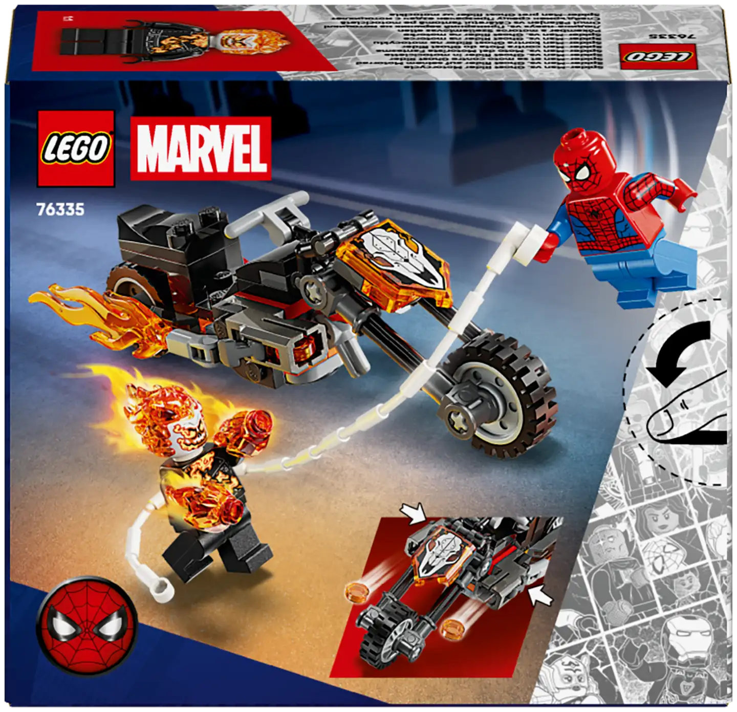 LEGO® Super Heroes Marvel 76335 Spider-Man vastaan Aaveajajan moottoripyörä - 5