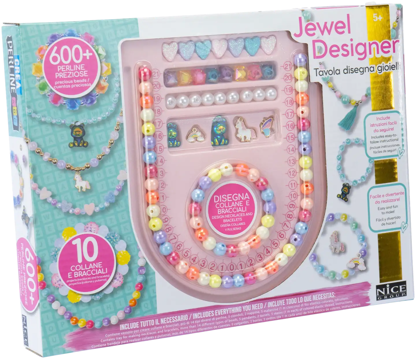 Koruaskartelusetti 600 Helmeä Alustalla - 1