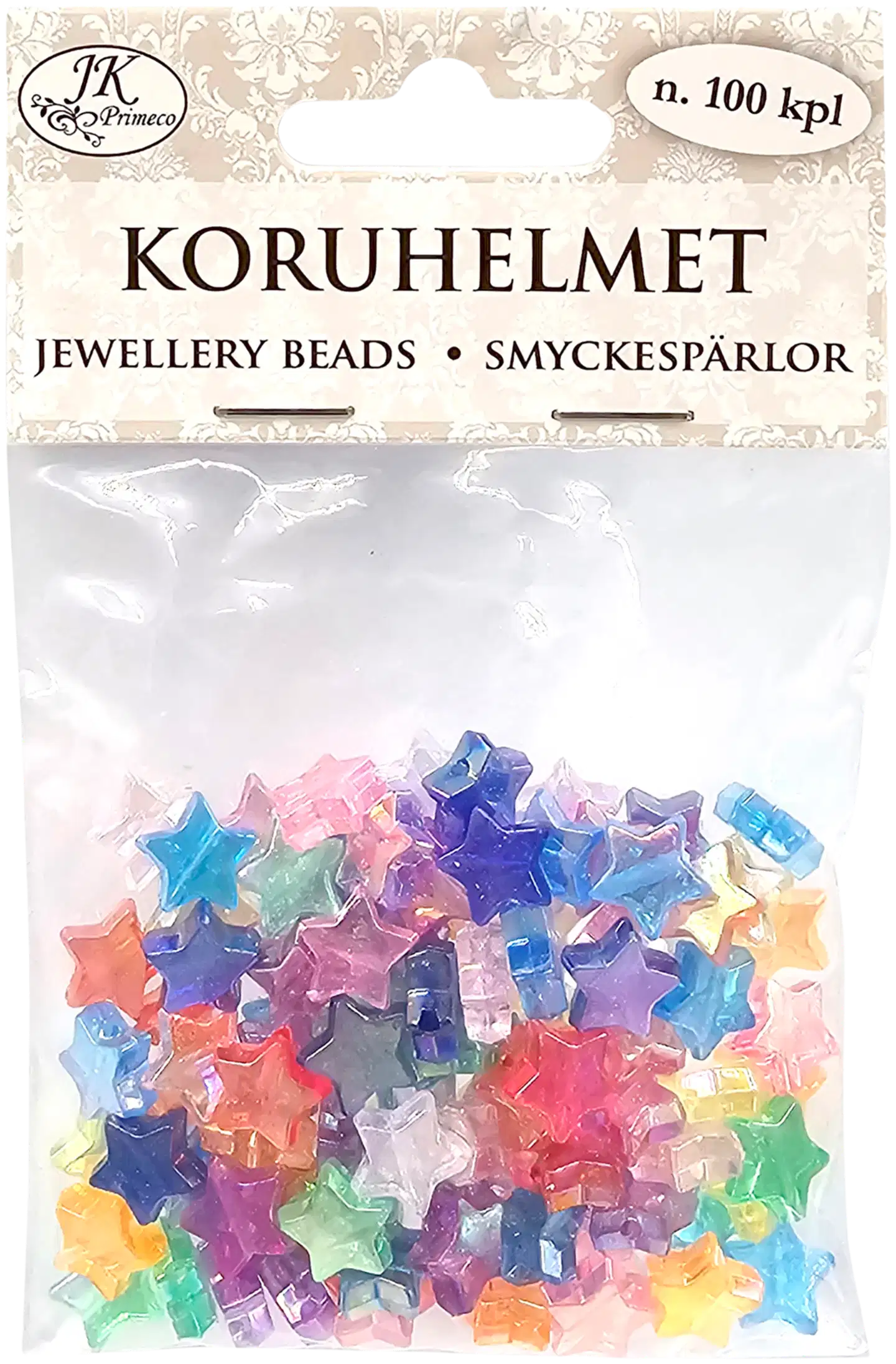 J.K. Primeco koruhelmet Tähti värilajitelma 100kpl