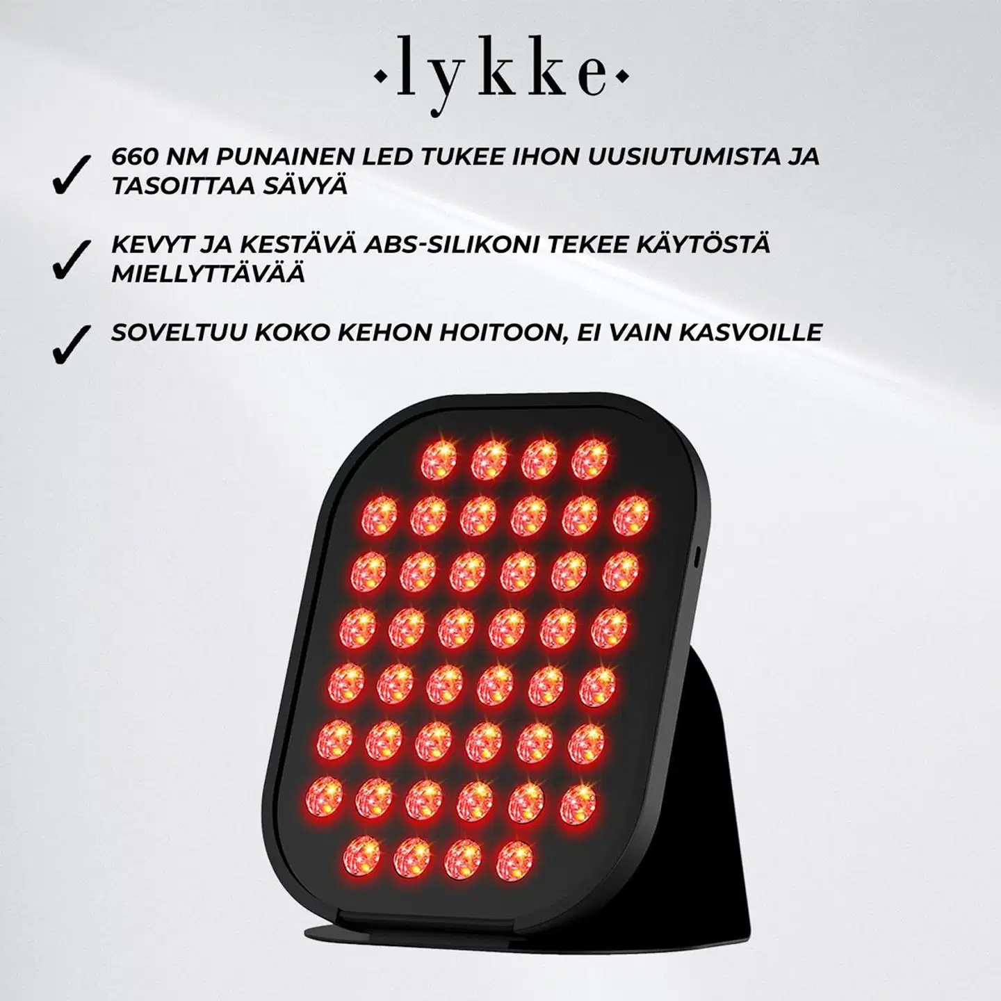 Lykke Punavalolaite Red LED Pro - 6