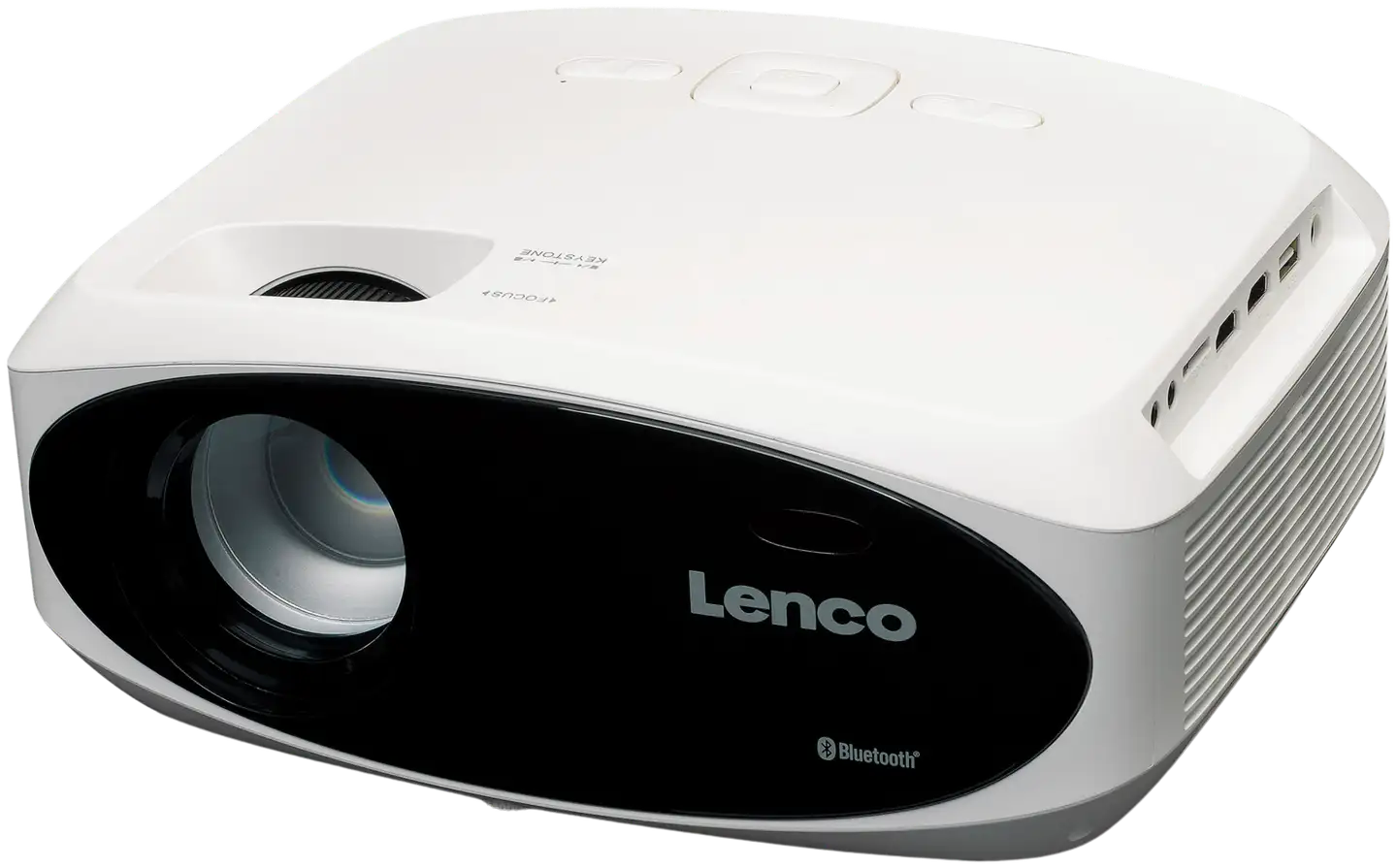 Lenco Full HD LCD-projektori Bluetooth audio yhteydellä LPJ-900WH valkoinen - 2