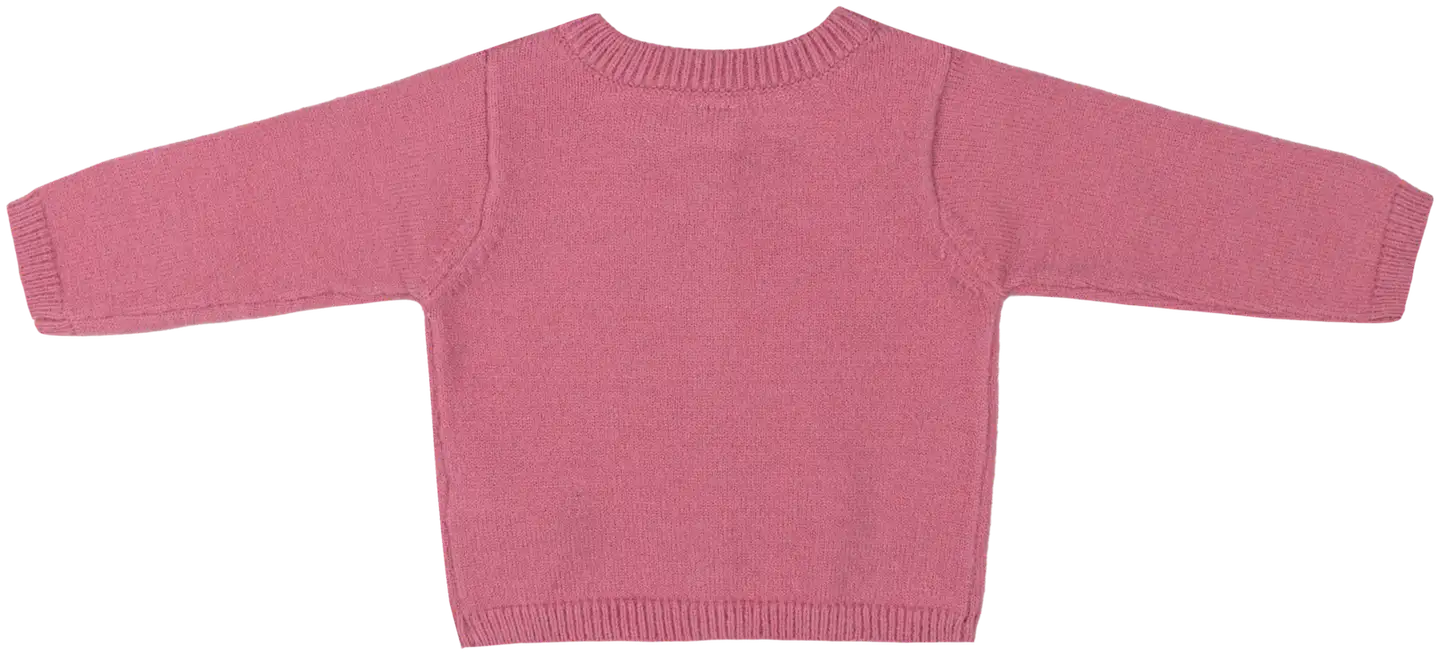 TEX BABY vauvojen neuletakki Kukka - PINK 9 - 2