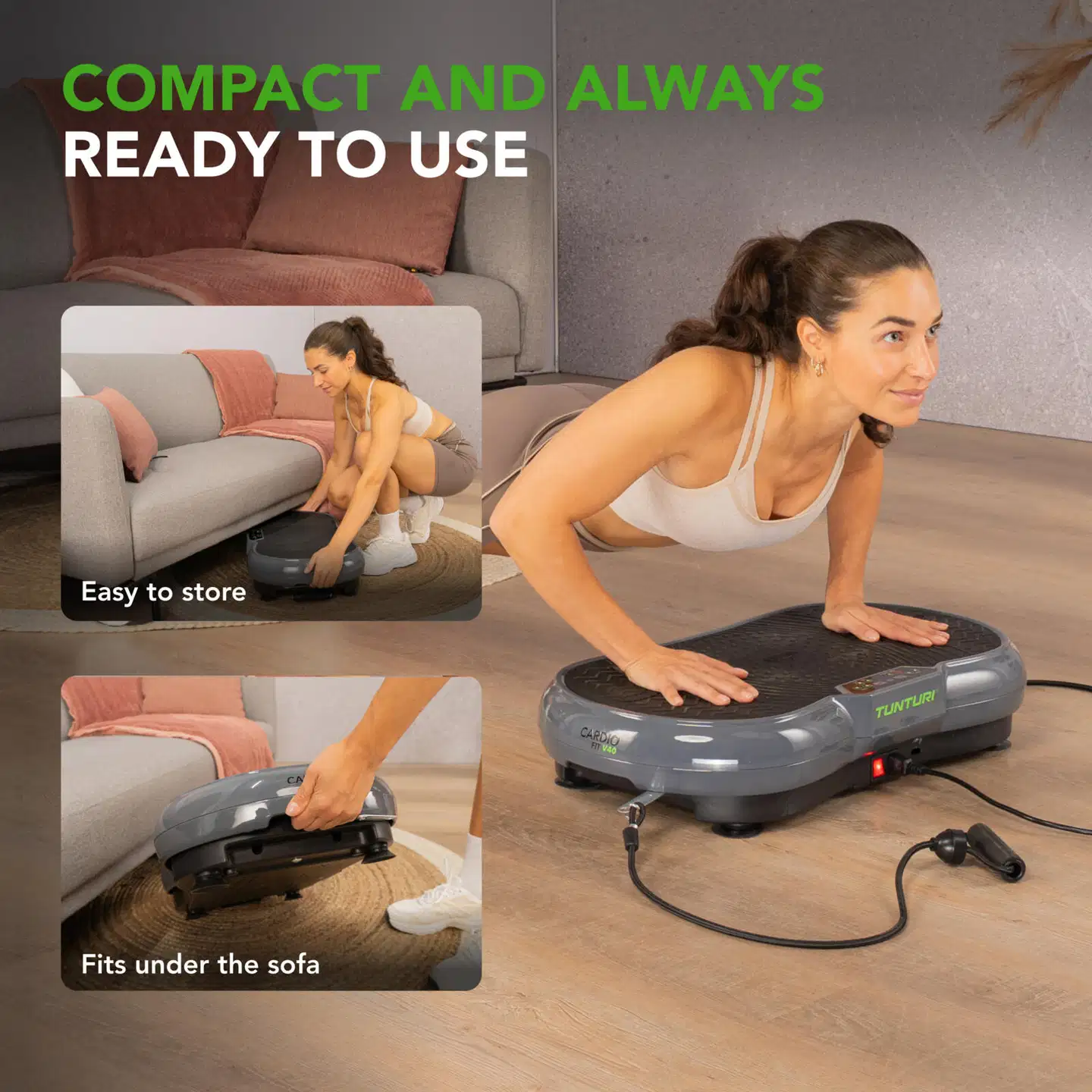 Tunturi Cardio Fit V40 Tärinälevy - 2