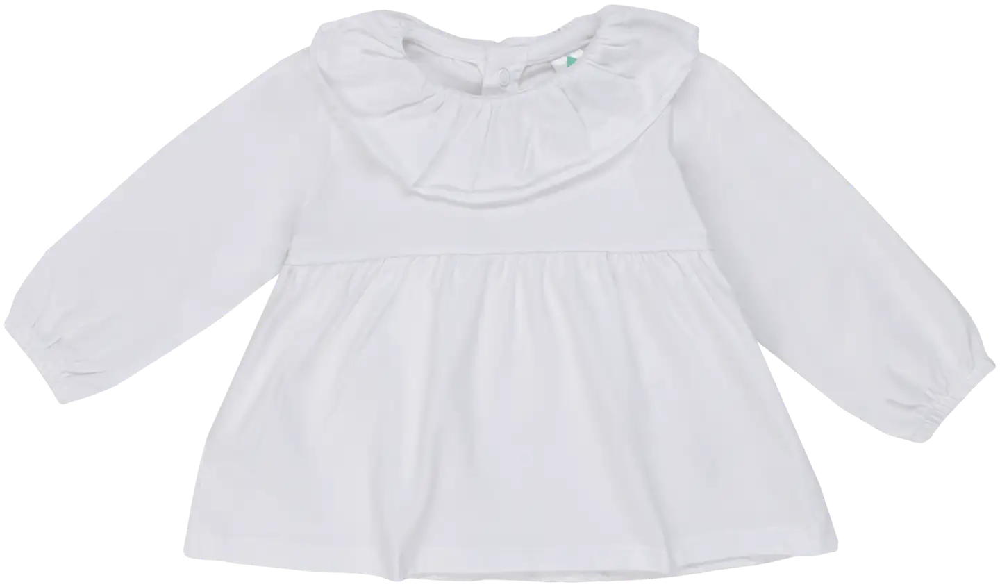 TEX BABY vauvojen frillapusero I980390 - WHITE 1 - 1