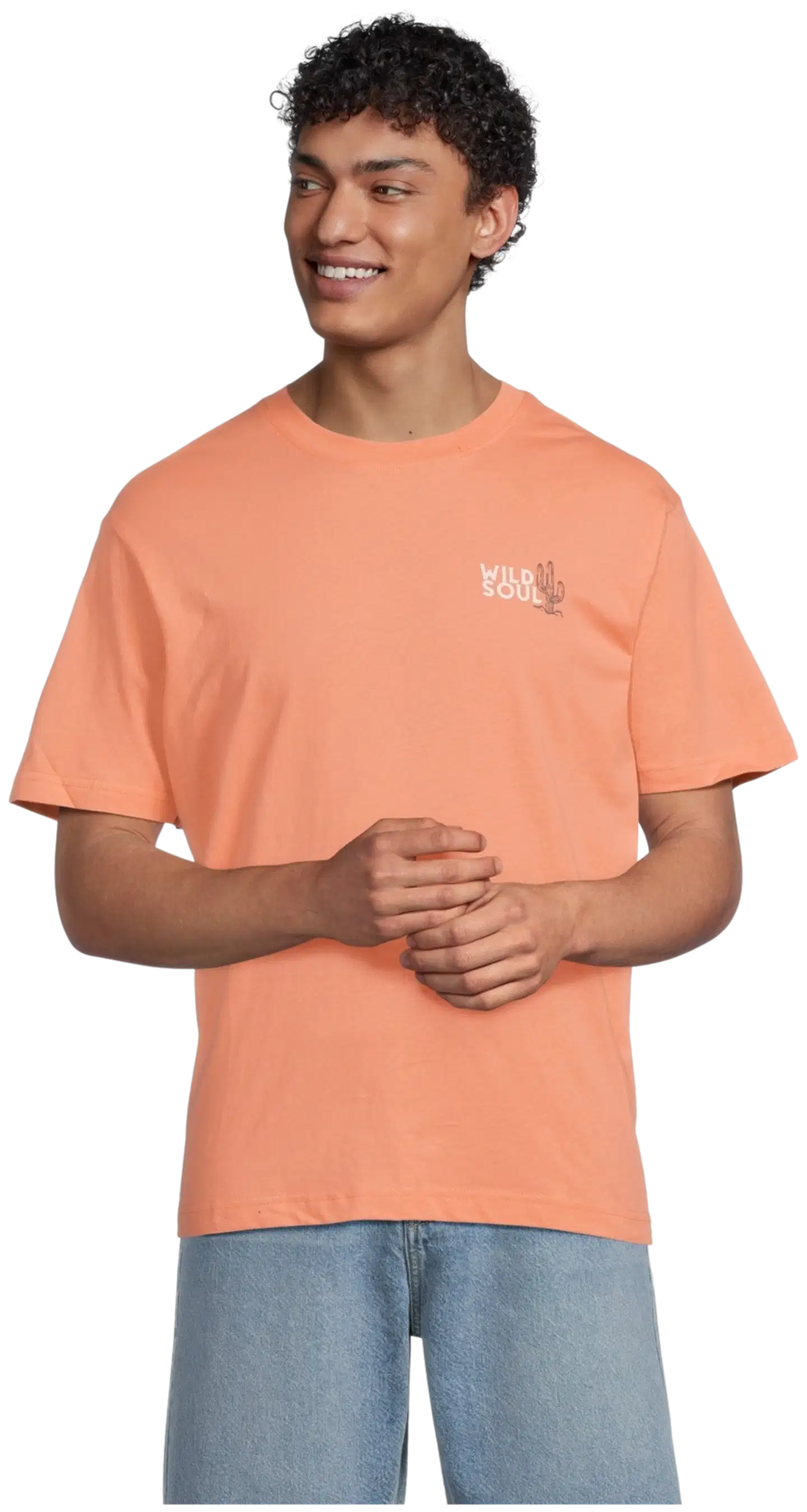 WKLY. miesten t-paita Desert Cowboy 195W152602 - Dusty orange - 1