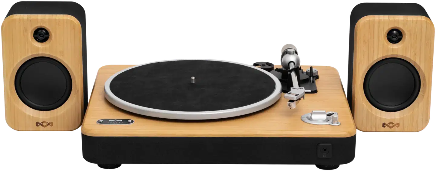 House of Marley Levysoitin & kaiutin paketti Stir It Up Wireless 2 Stereo, musta/puu - 1