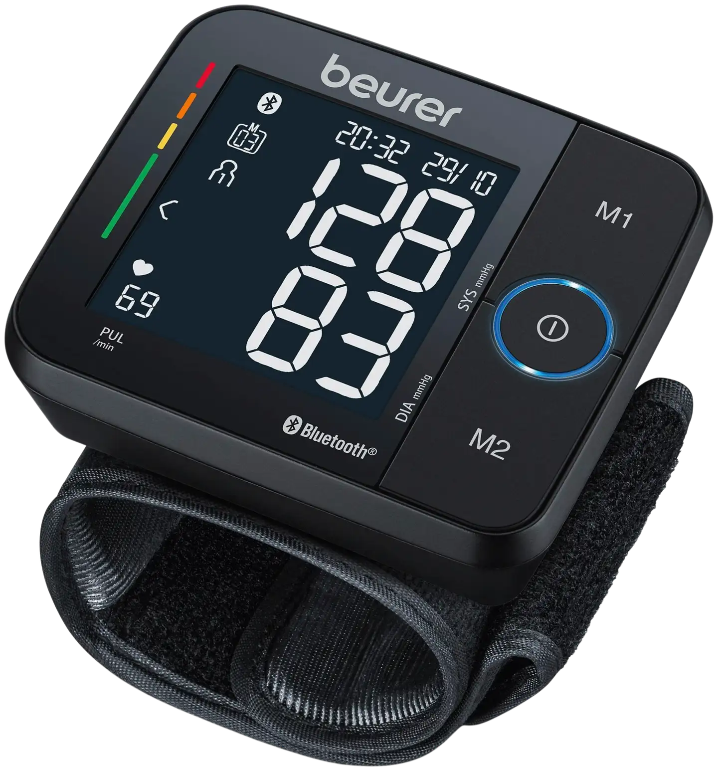 Beurer Verenpainemittari BC54 rannemalli, bluetooth - 1