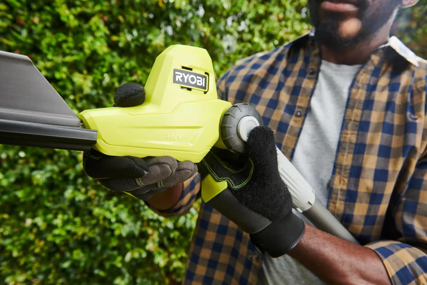 Ryobi 18V pitkävartinen pensasleikkuri 40 cm RY18PHT40A-0 - 4