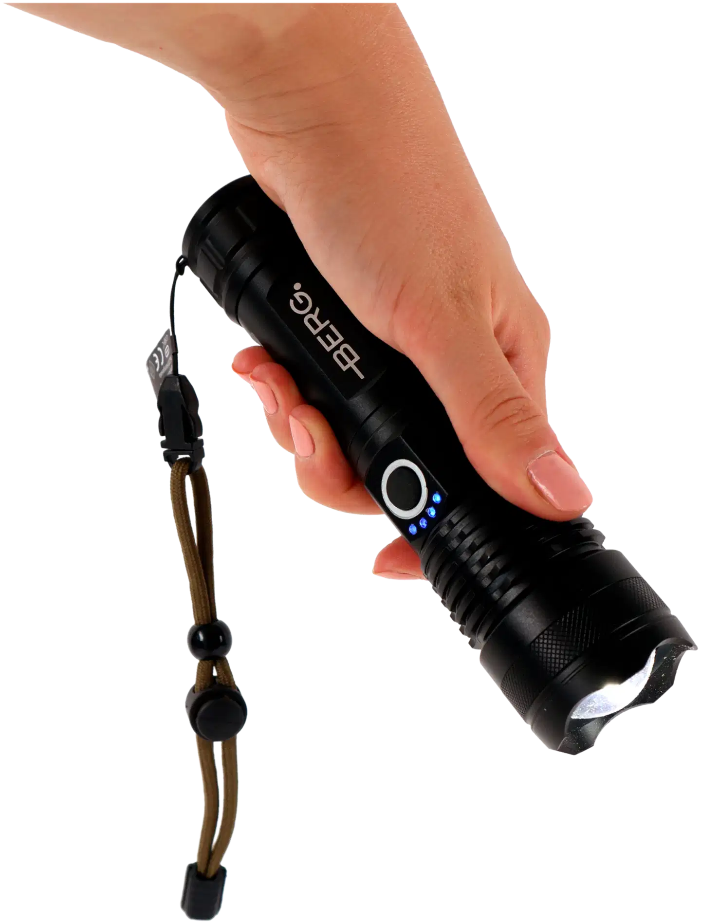 Berg taskulamppu ladattava P50 LED 800lm Hybridi, alumiini, focus - 3