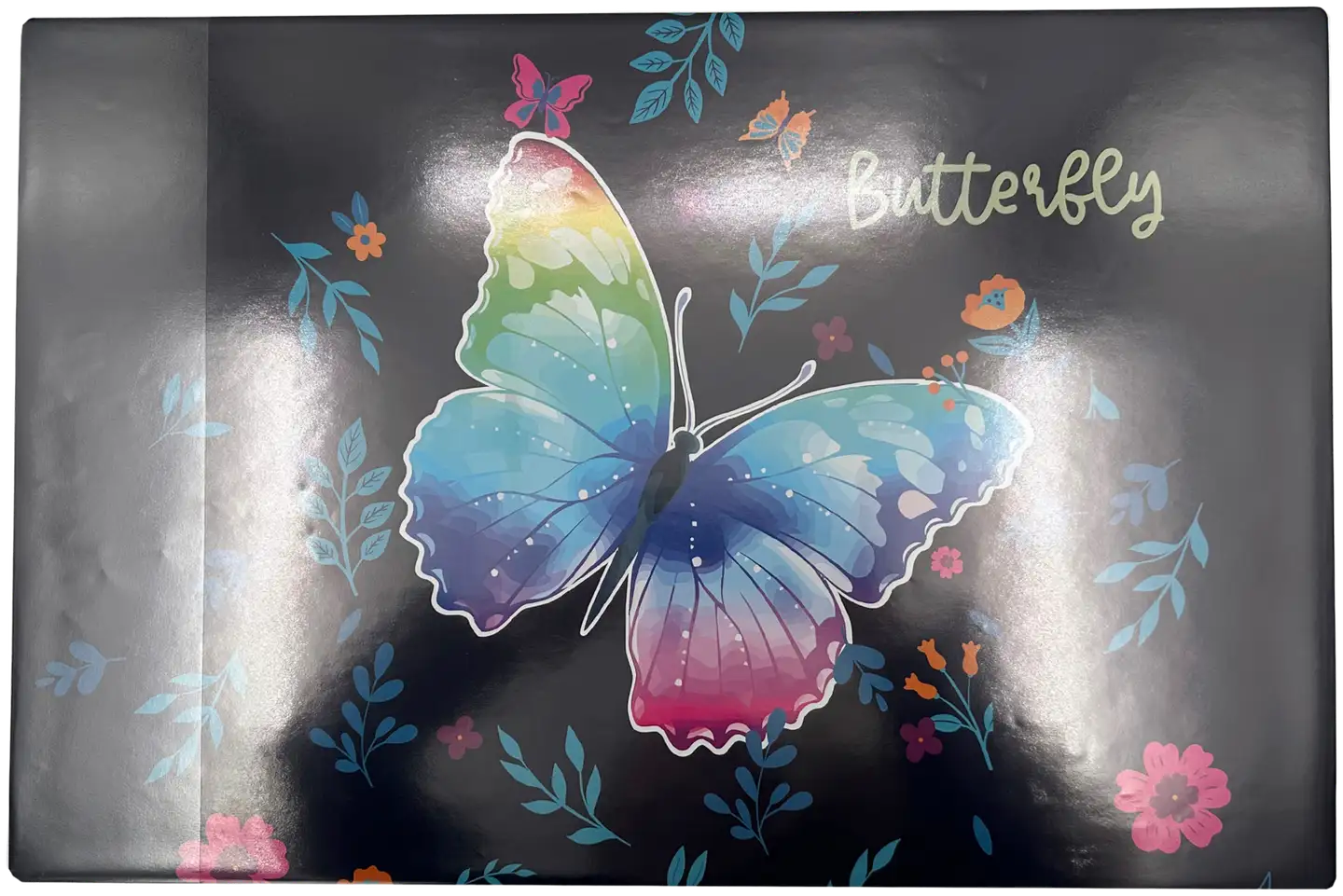 Neon Butterfly kirjoitusalusta 60x40 cm, erilaisia