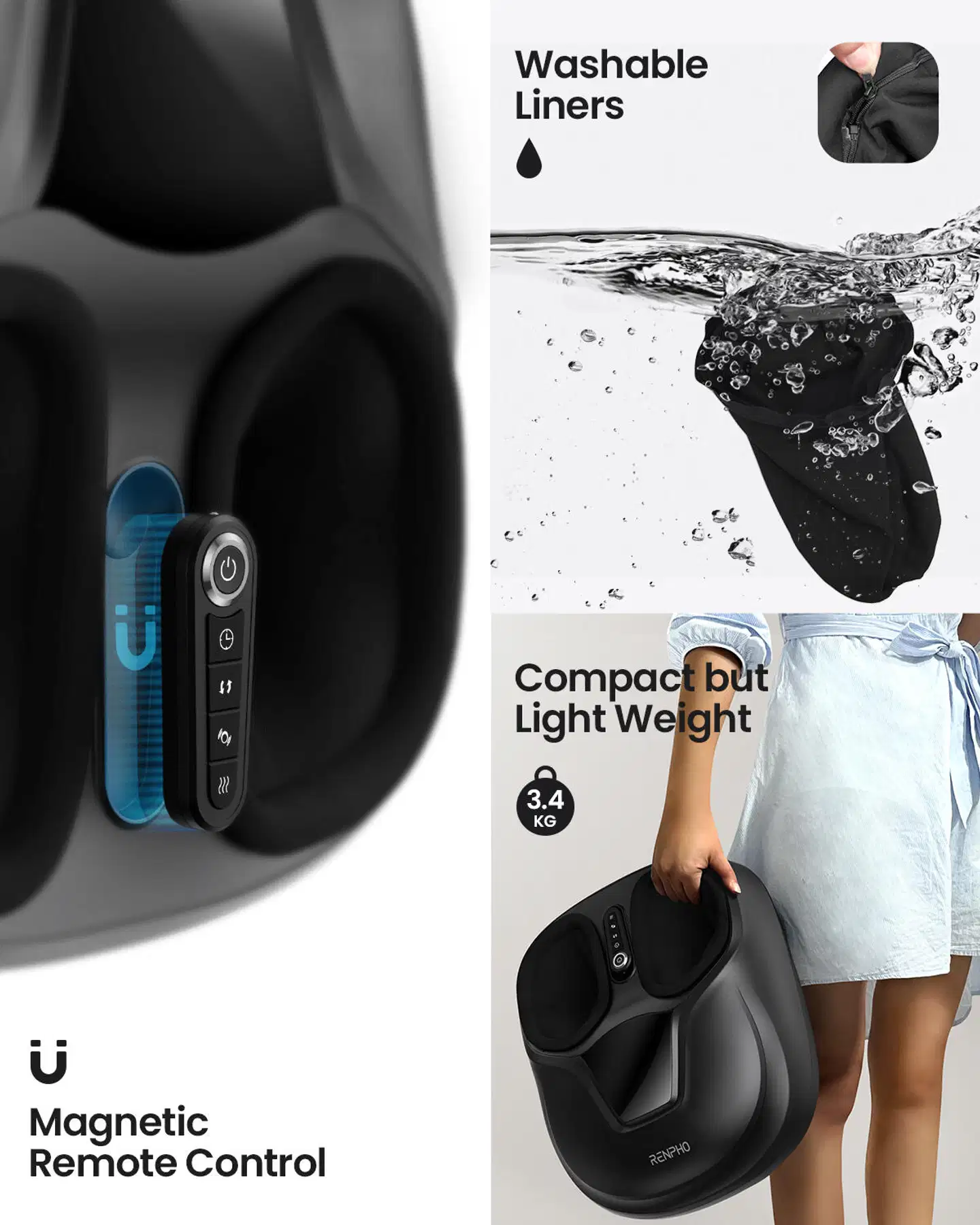 Renpho jalkahieroja Shiatsu - 4