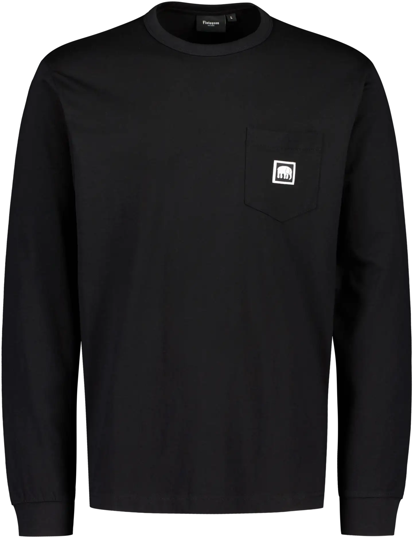 Finlayson miesten trikoopaita Elefantti - BLACK - 1