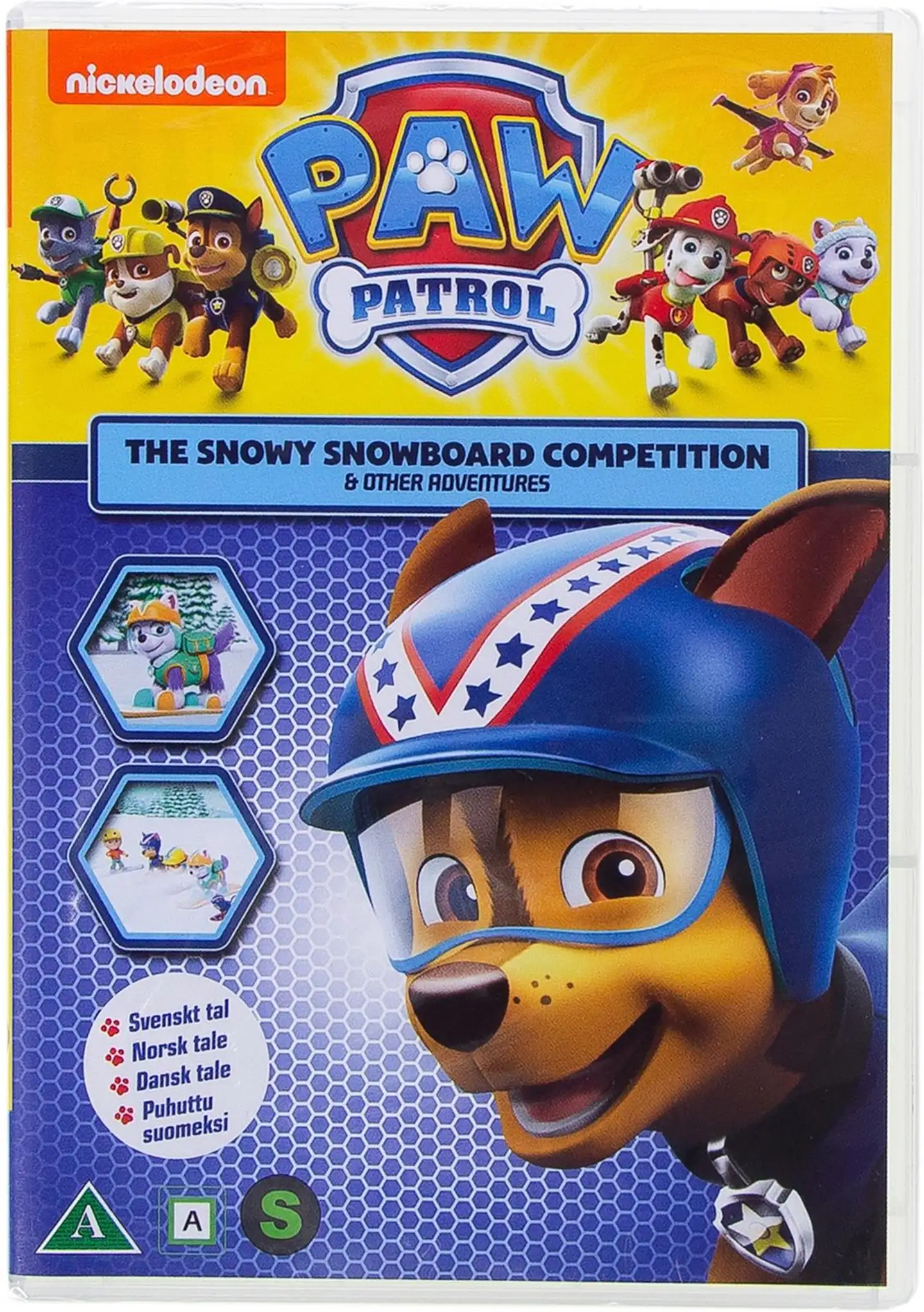 Paw Patrol kausi 2 osa 9 - Talvinen lumilautakisa DVD