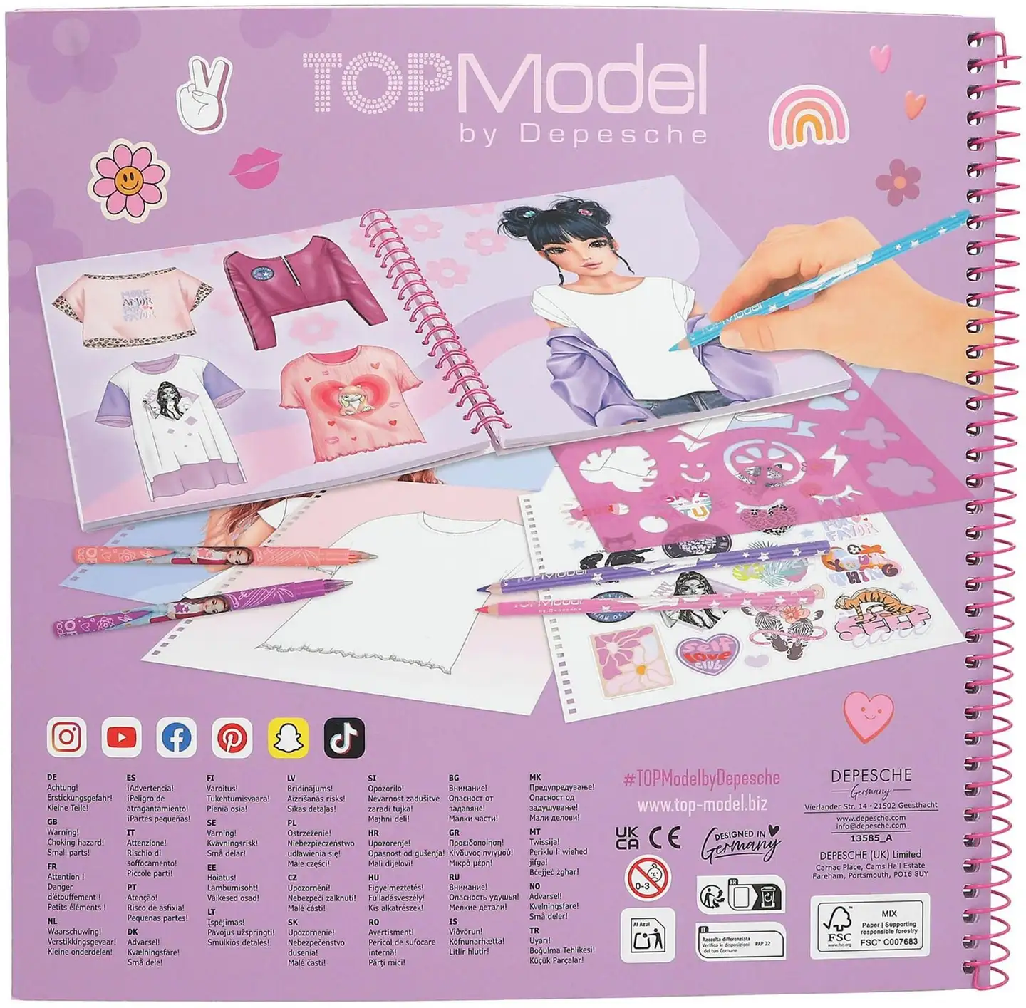 TOPModel T-paita Suunnittelukirja - 3