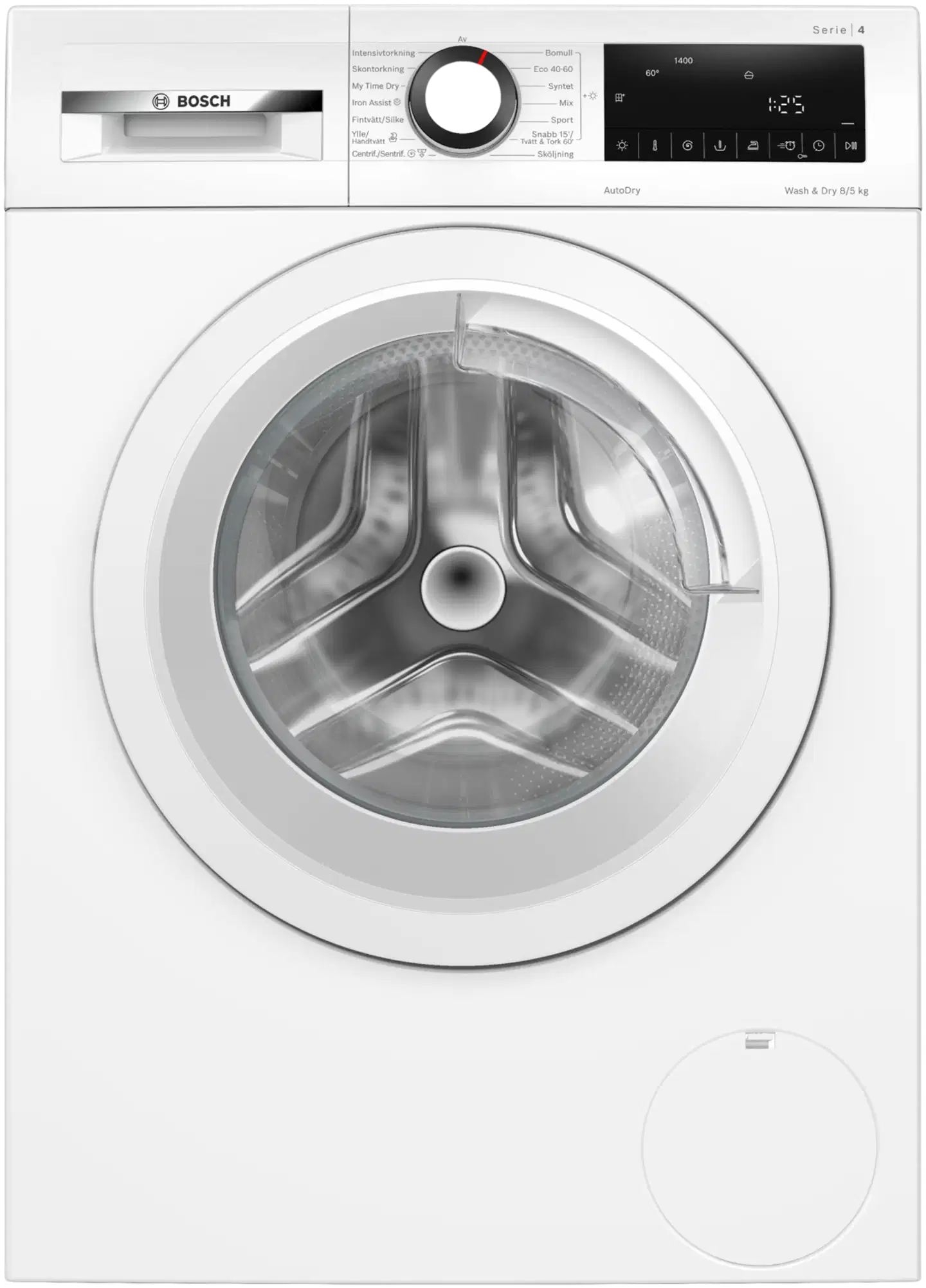 Bosch Serie 4 kuivaava pyykinpesukone 8/5 kg maks. 1400 kierr./min - 1